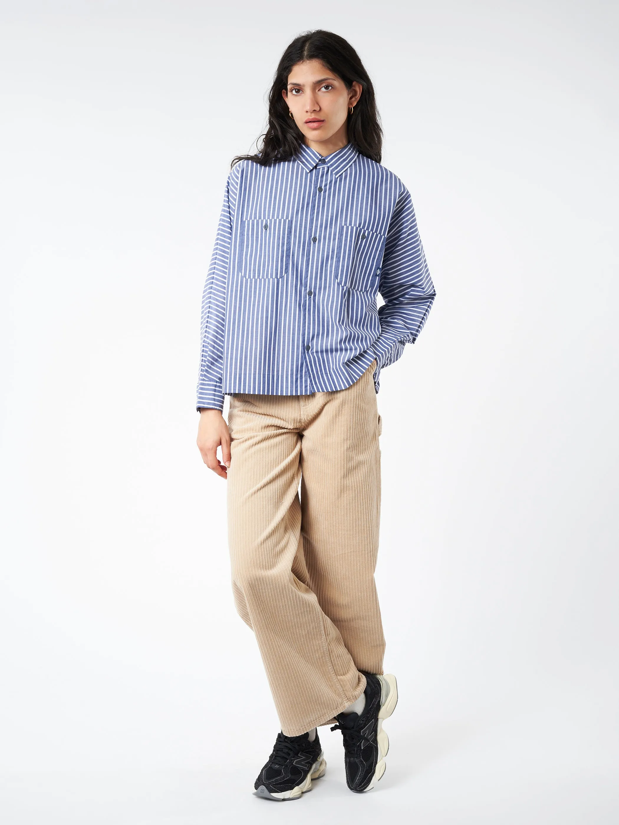 Women's L/S Work Shirt sold by gravitypope product image thumbnail 4
