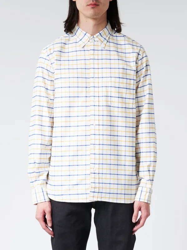 Stretch Oxford Tattersall Button Down Shirt sold by gravitypope