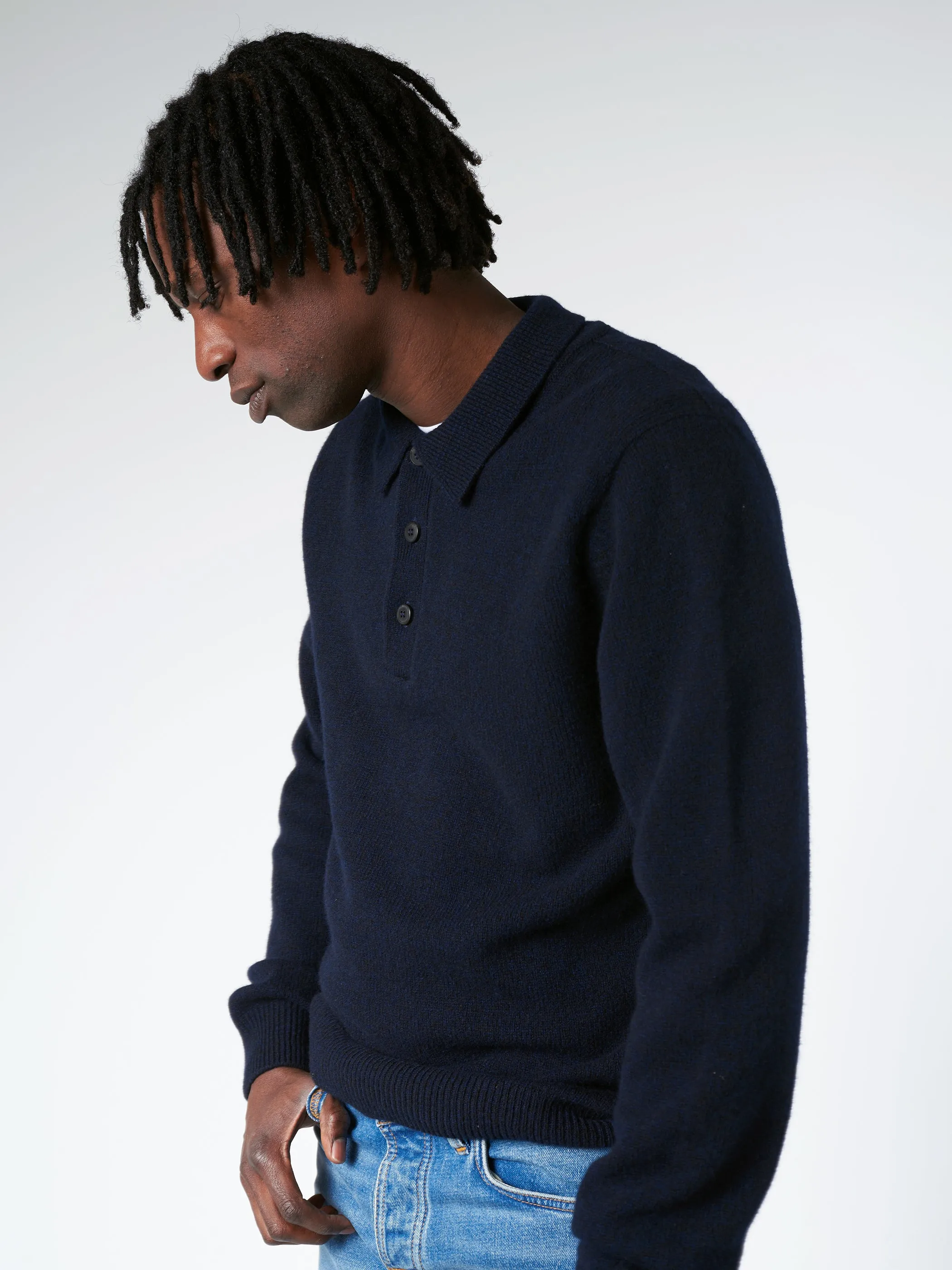 Lambswool Polo Shirt sold by gravitypope product image thumbnail 2