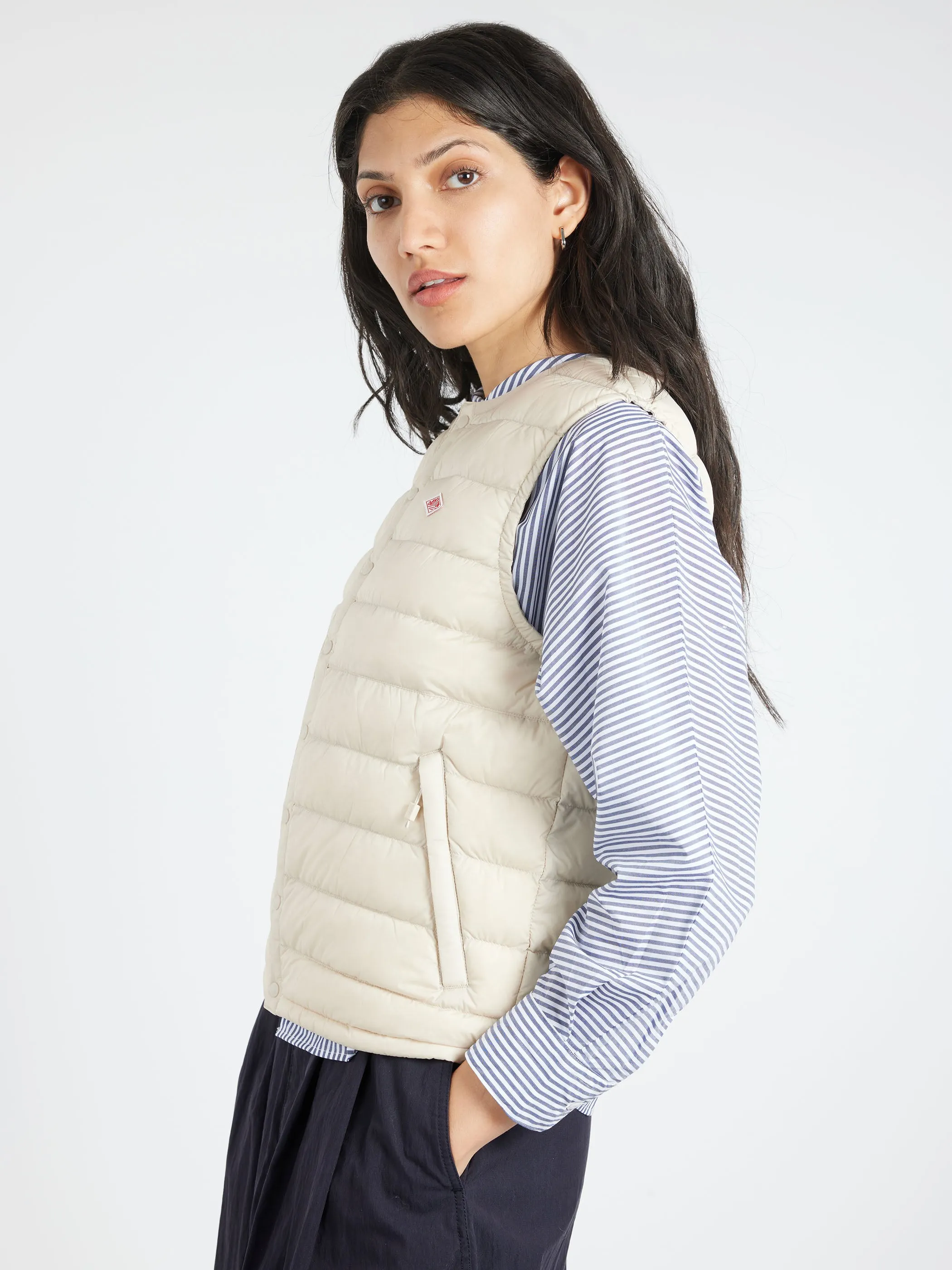 Women's Inner Down Crewneck Vest sold by gravitypope product image thumbnail 4