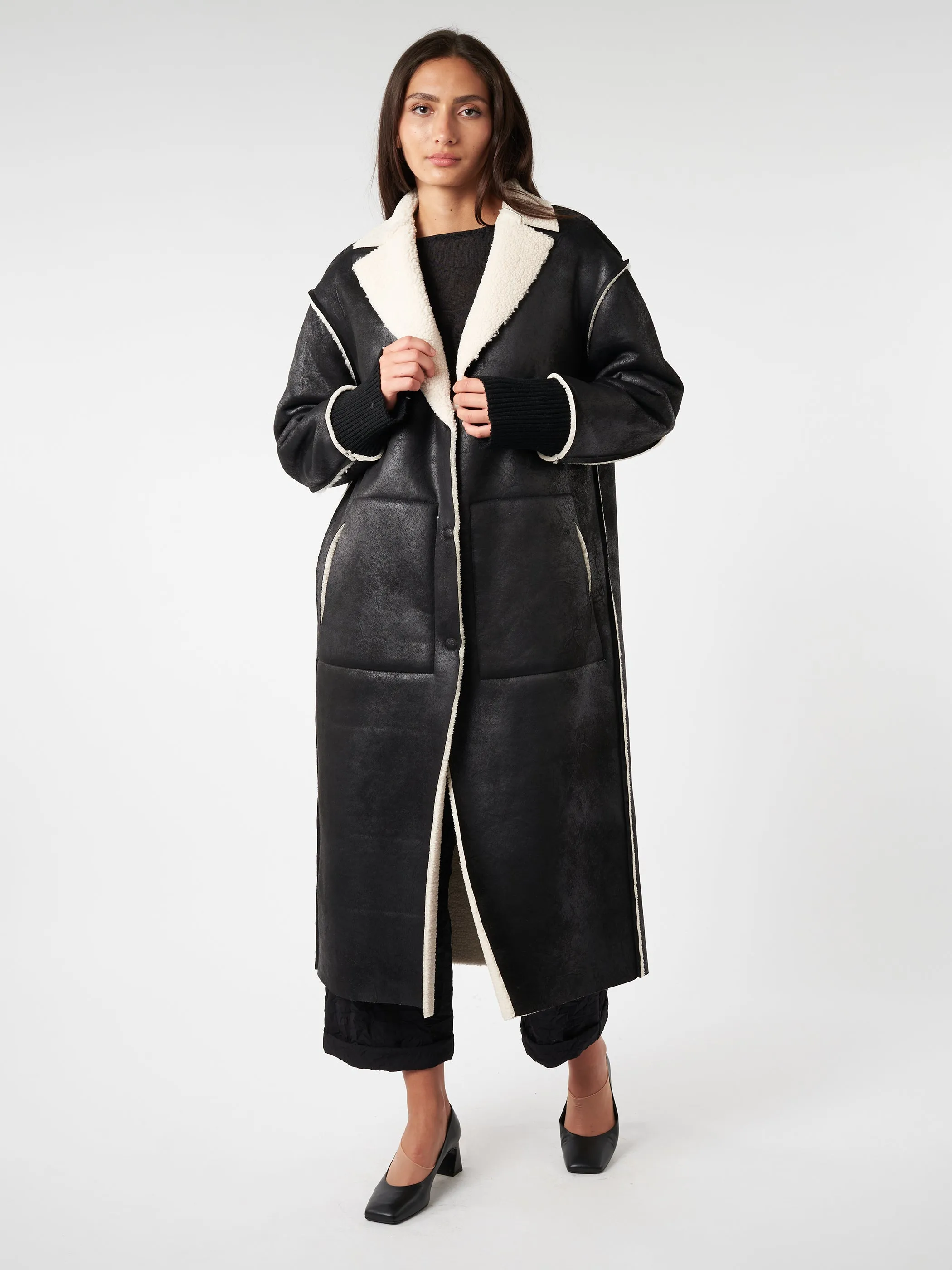Eco-Shearling Coat sold by gravitypope product image thumbnail 2