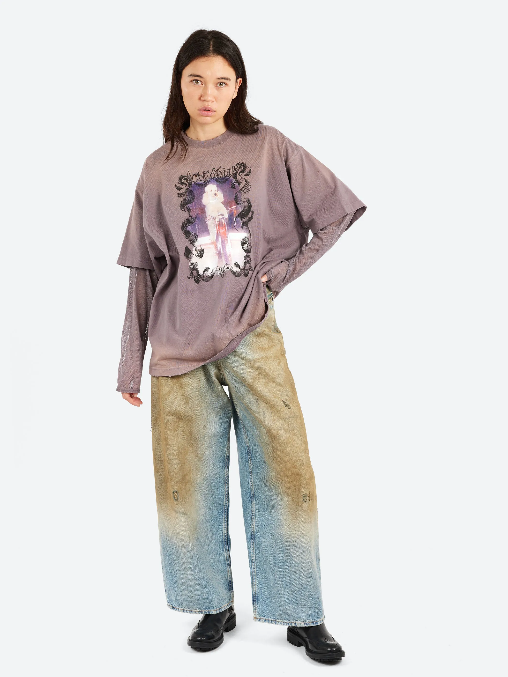 Layered Print T-Shirt sold by gravitypope product image thumbnail 2