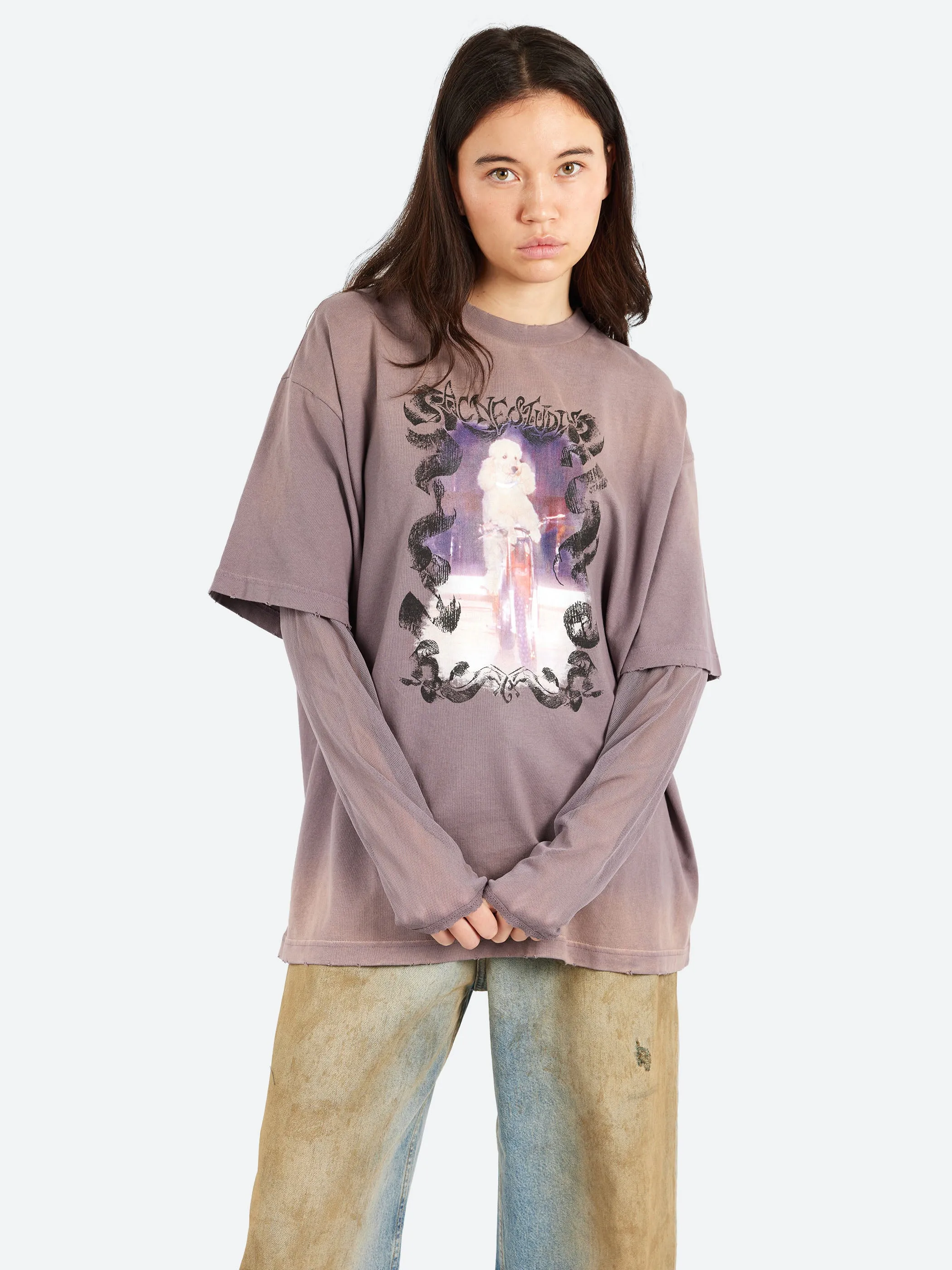 Layered Print T-Shirt sold by gravitypope product image thumbnail 4