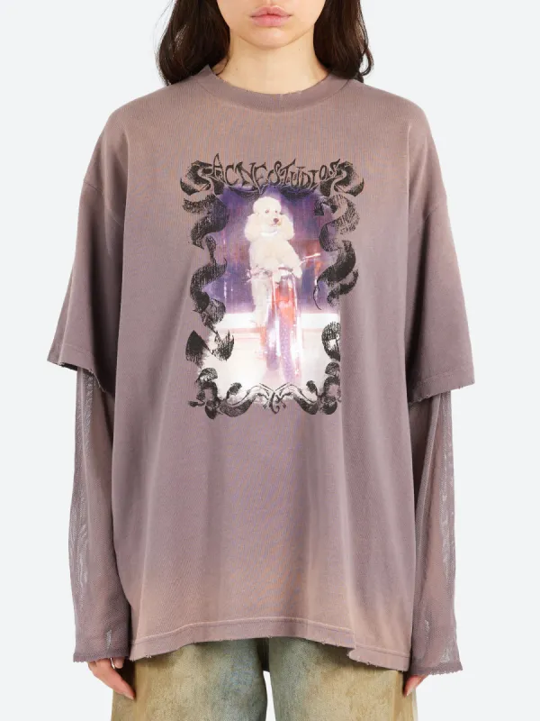 Layered Print T-Shirt sold by gravitypope