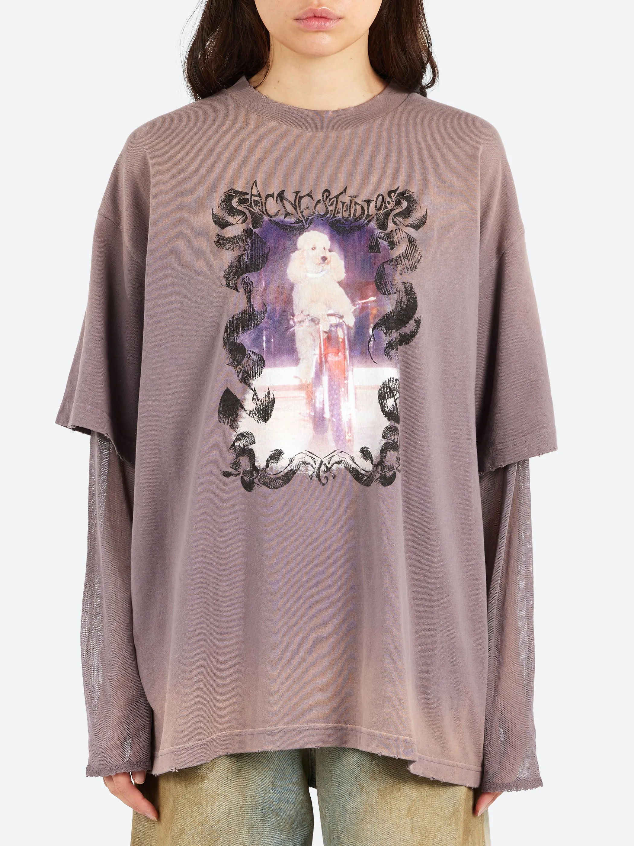 Layered Print T-Shirt sold by gravitypope