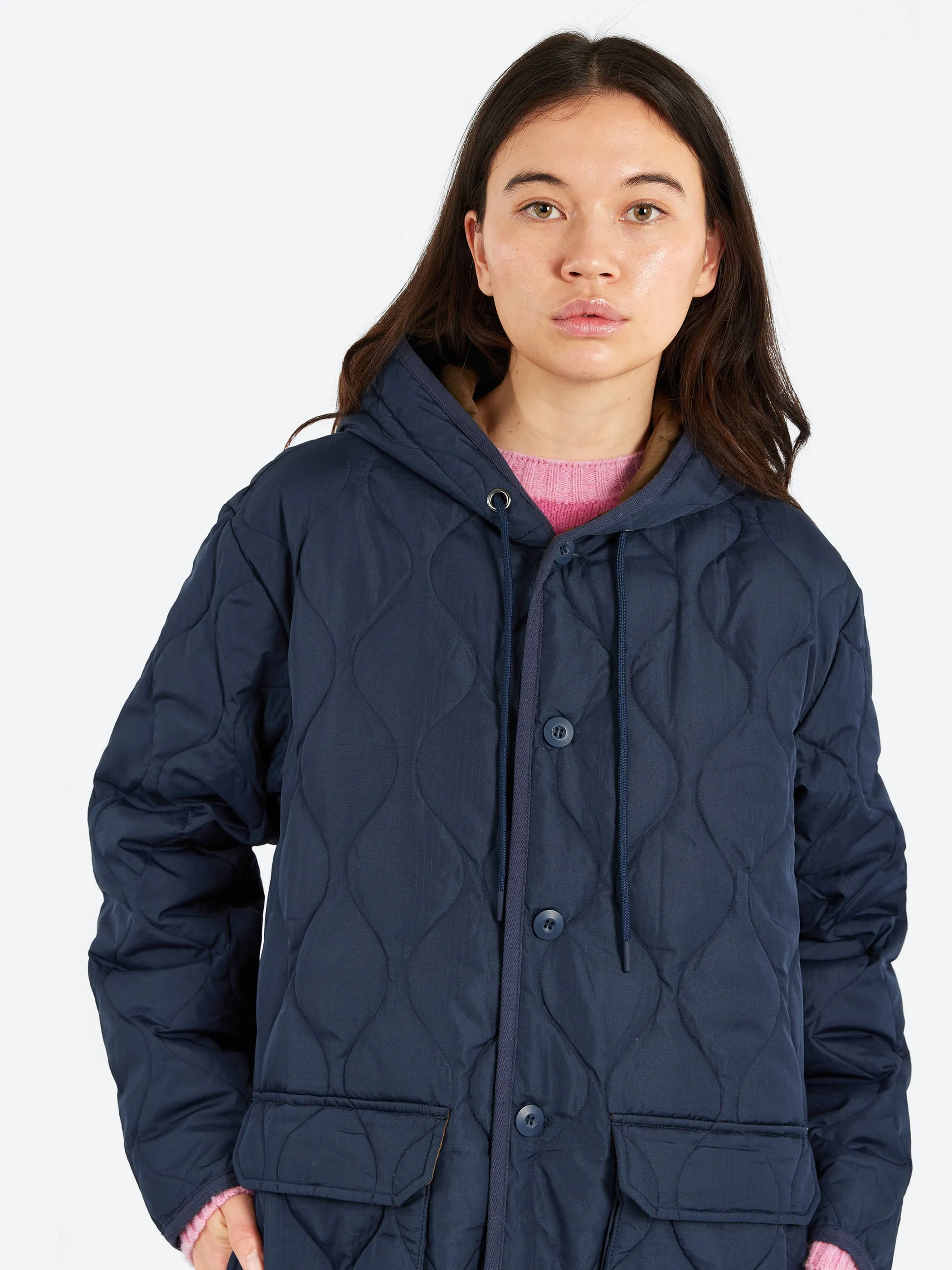 Military Hood Long Down Coat sold by gravitypope product image thumbnail 3