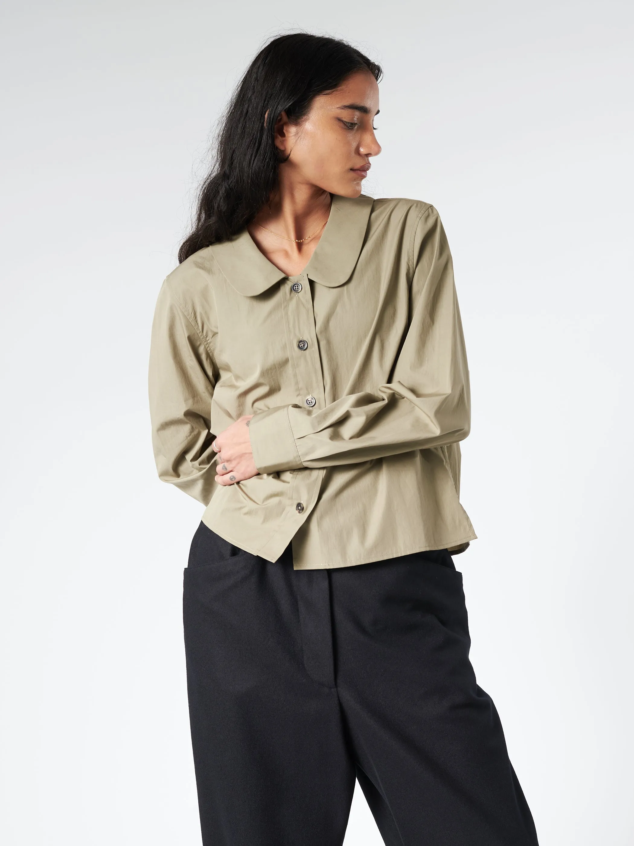 Round Collar Shirt sold by gravitypope product image thumbnail 4