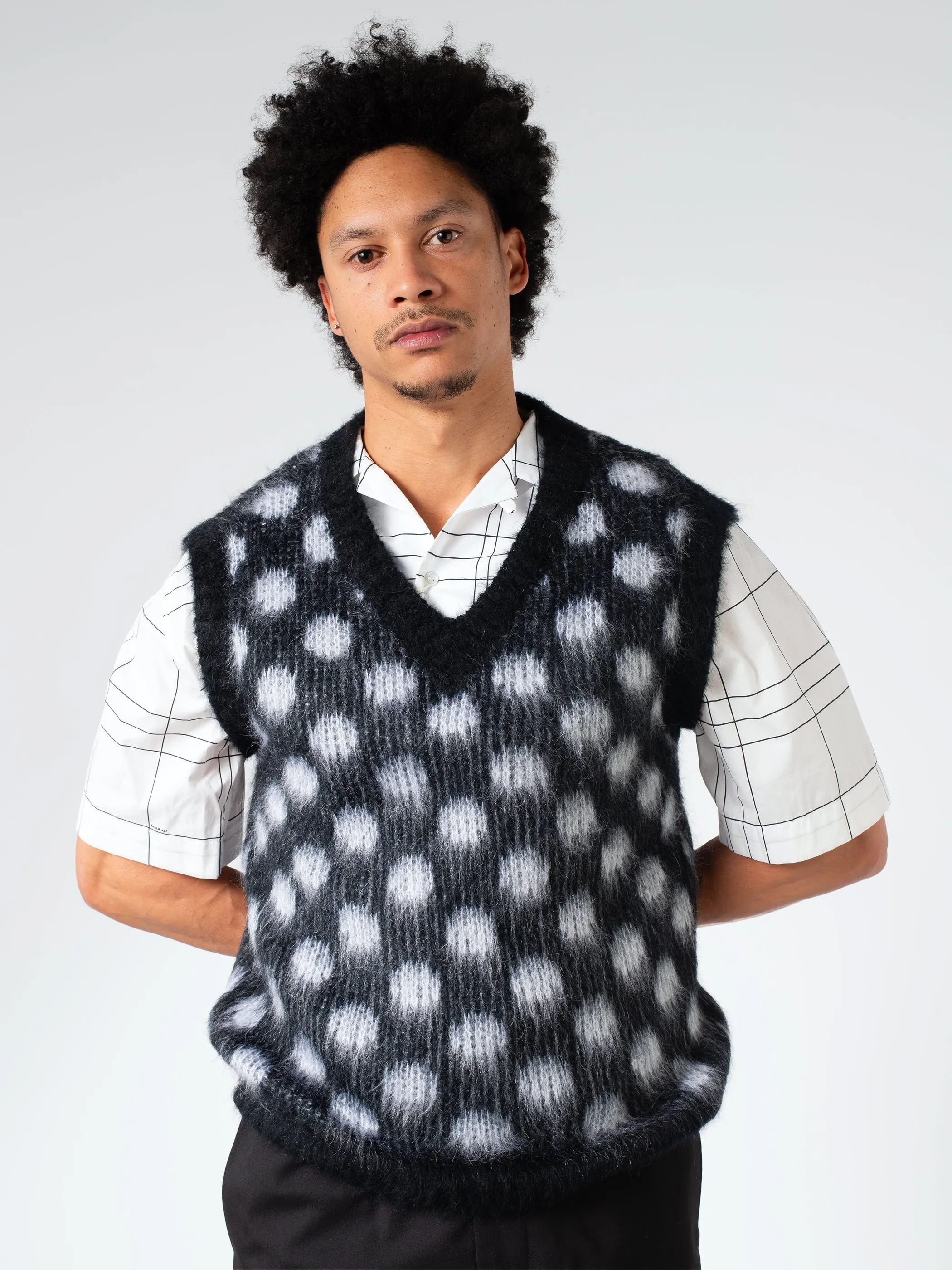V Neck Sweater Vest sold by gravitypope product image thumbnail 4