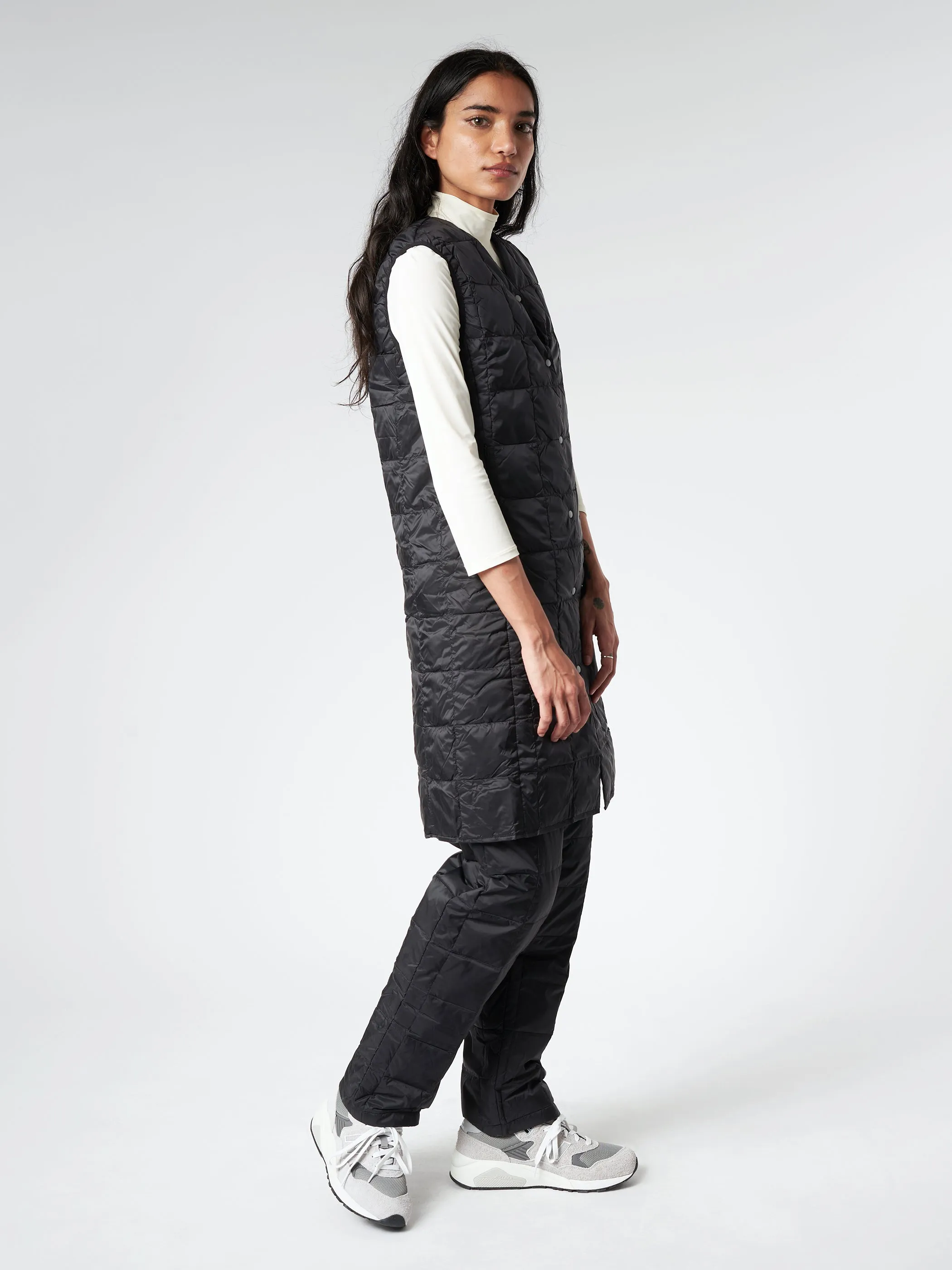 V-Neck Long Down Vest sold by gravitypope product image thumbnail 2