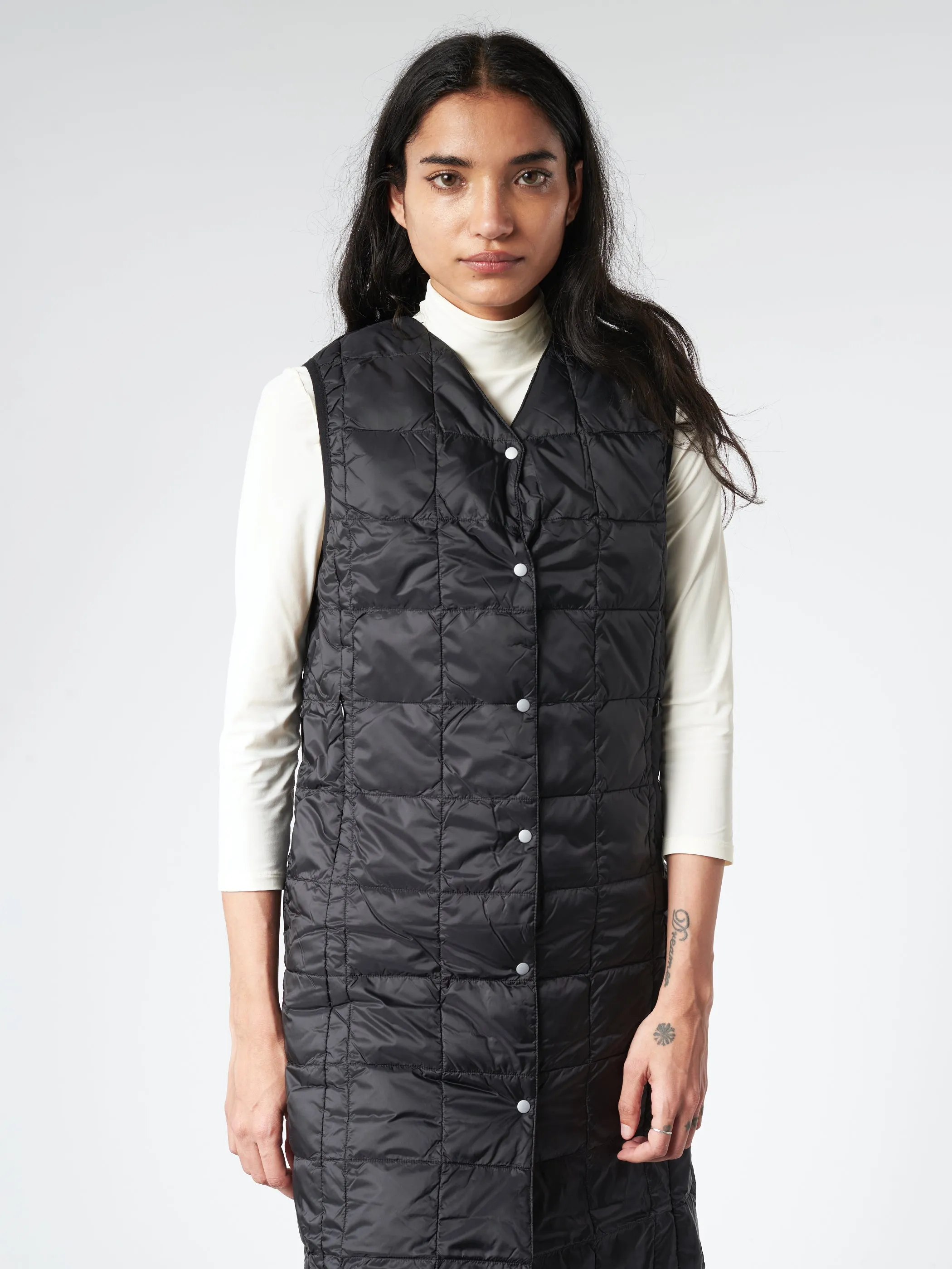 V-Neck Long Down Vest sold by gravitypope product image thumbnail 4
