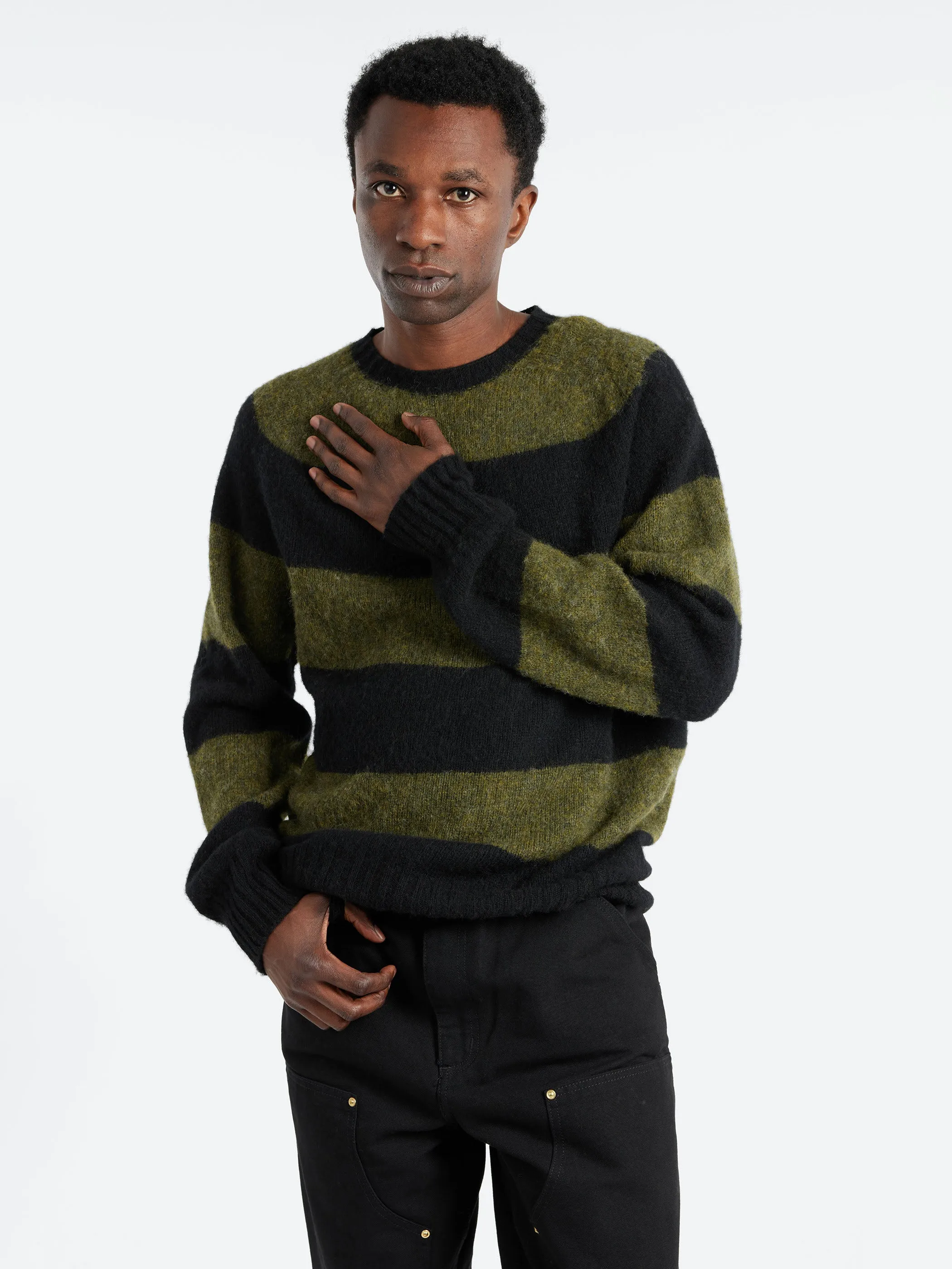 Suedehead Stripe Sweater sold by gravitypope product image thumbnail 2