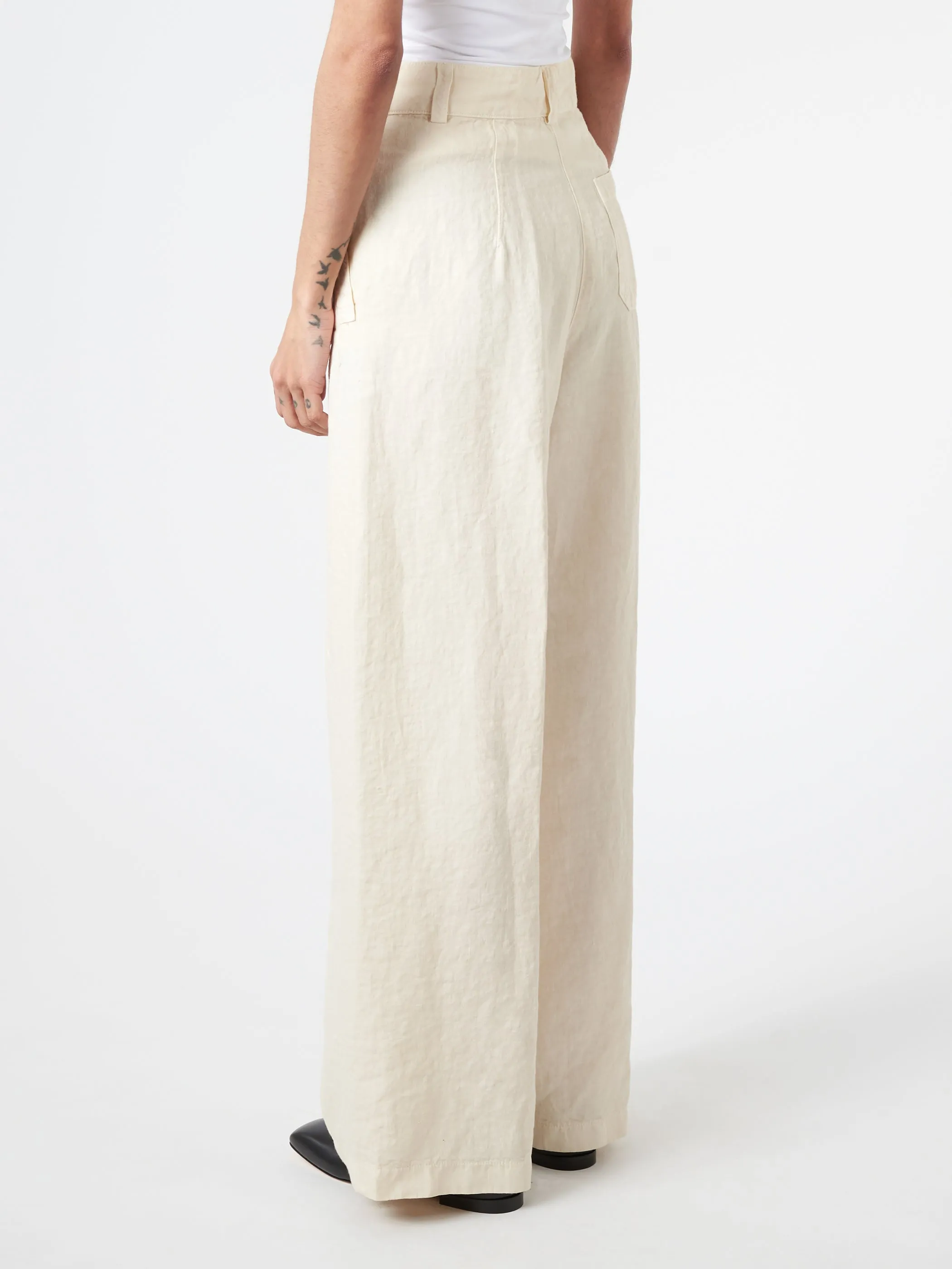 Slub Linen Trousers sold by gravitypope product image thumbnail 3