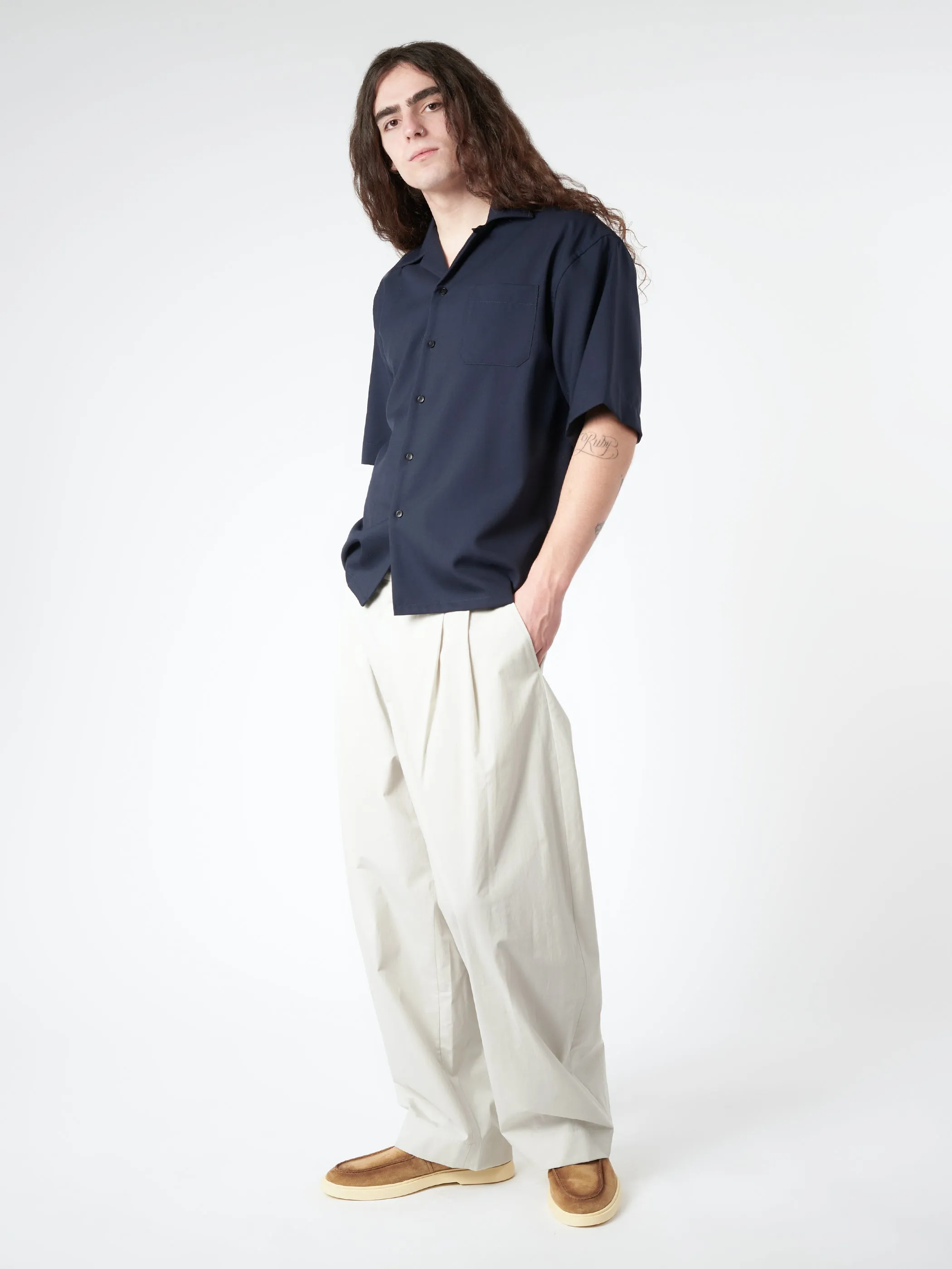 Tropical Wool Bowling Shirt sold by gravitypope product image thumbnail 2