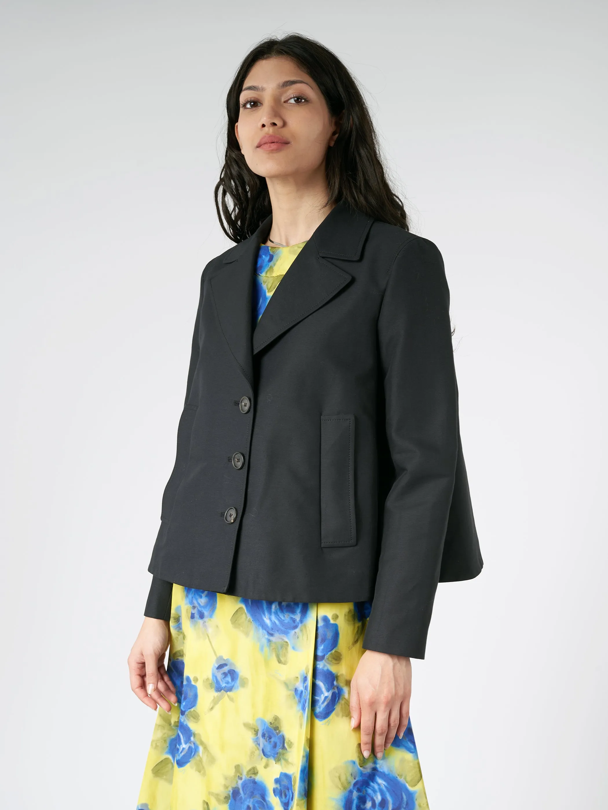 A-Line Cady Jacket with Back Pleat sold by gravitypope product image thumbnail 4