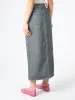 Long Slit Denim Skirt sold by gravitypope