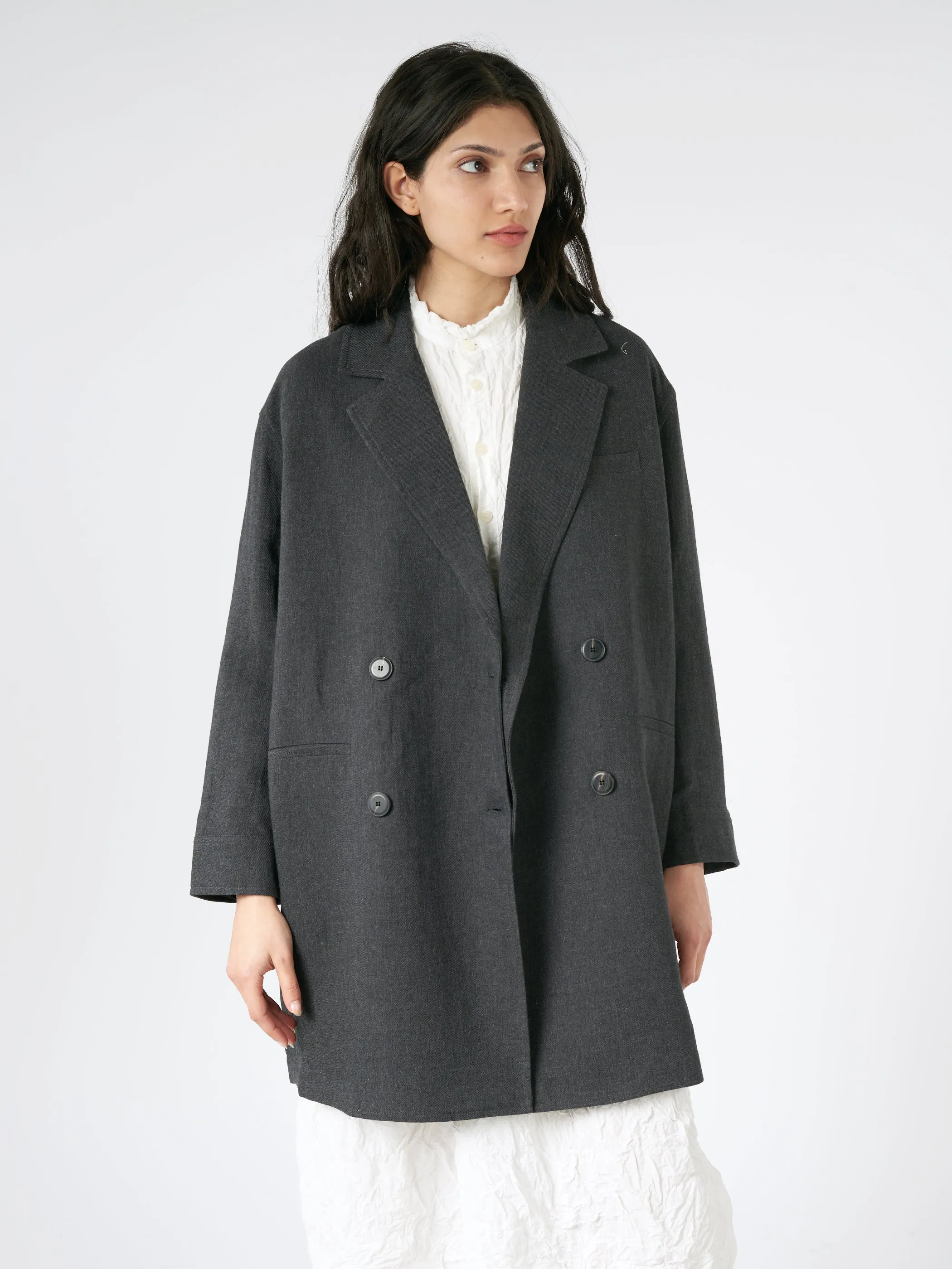 Double-Breasted Coat sold by gravitypope product image thumbnail 4