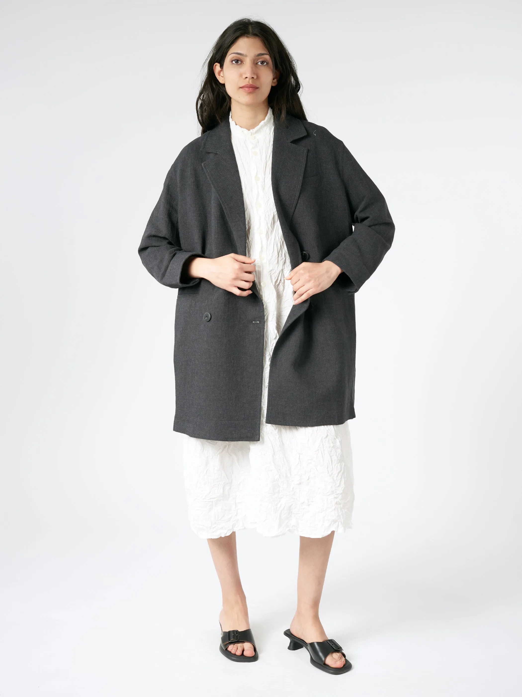 Double-Breasted Coat sold by gravitypope product image thumbnail 2