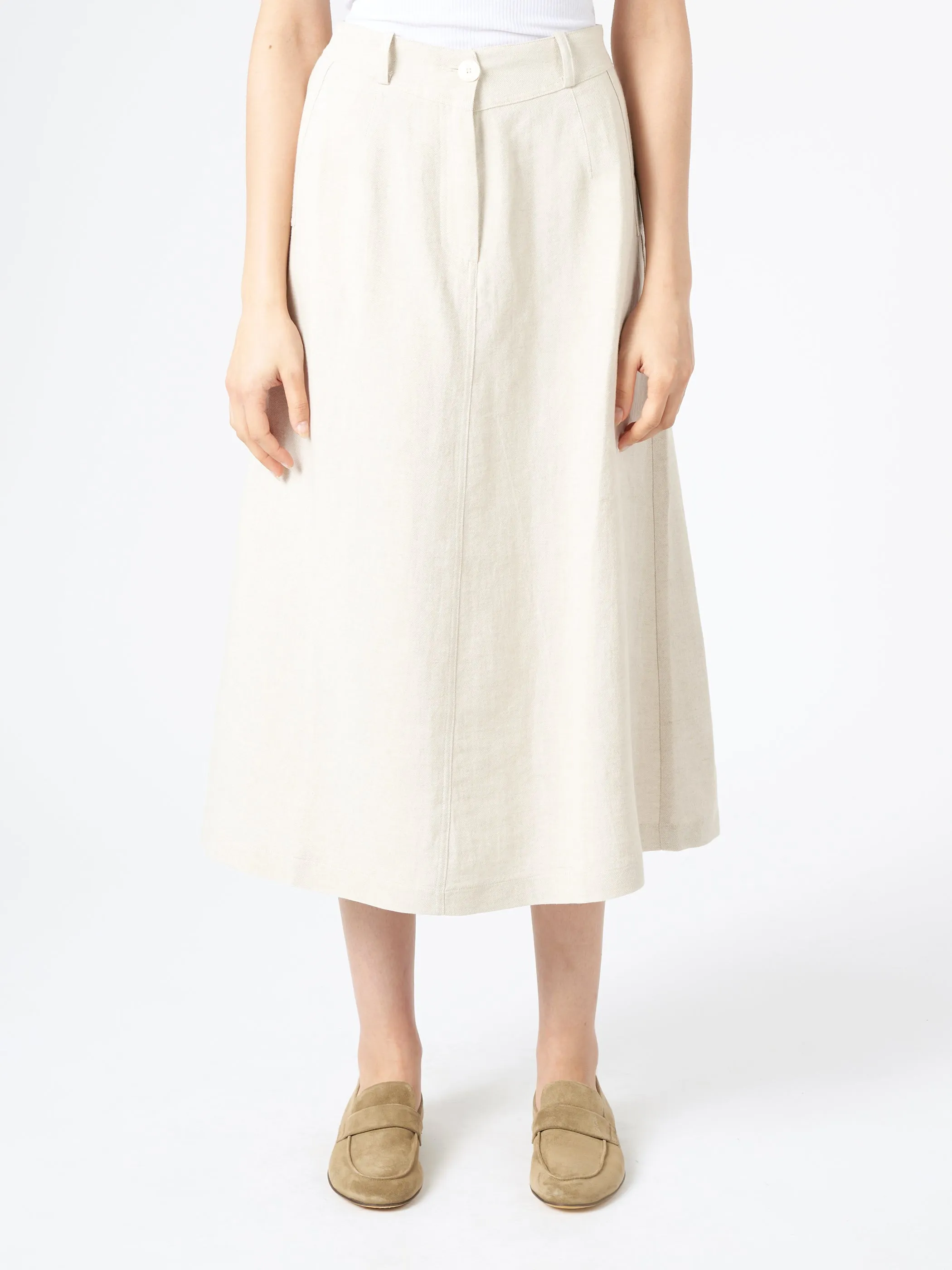 Flared Midi Skirt sold by gravitypope