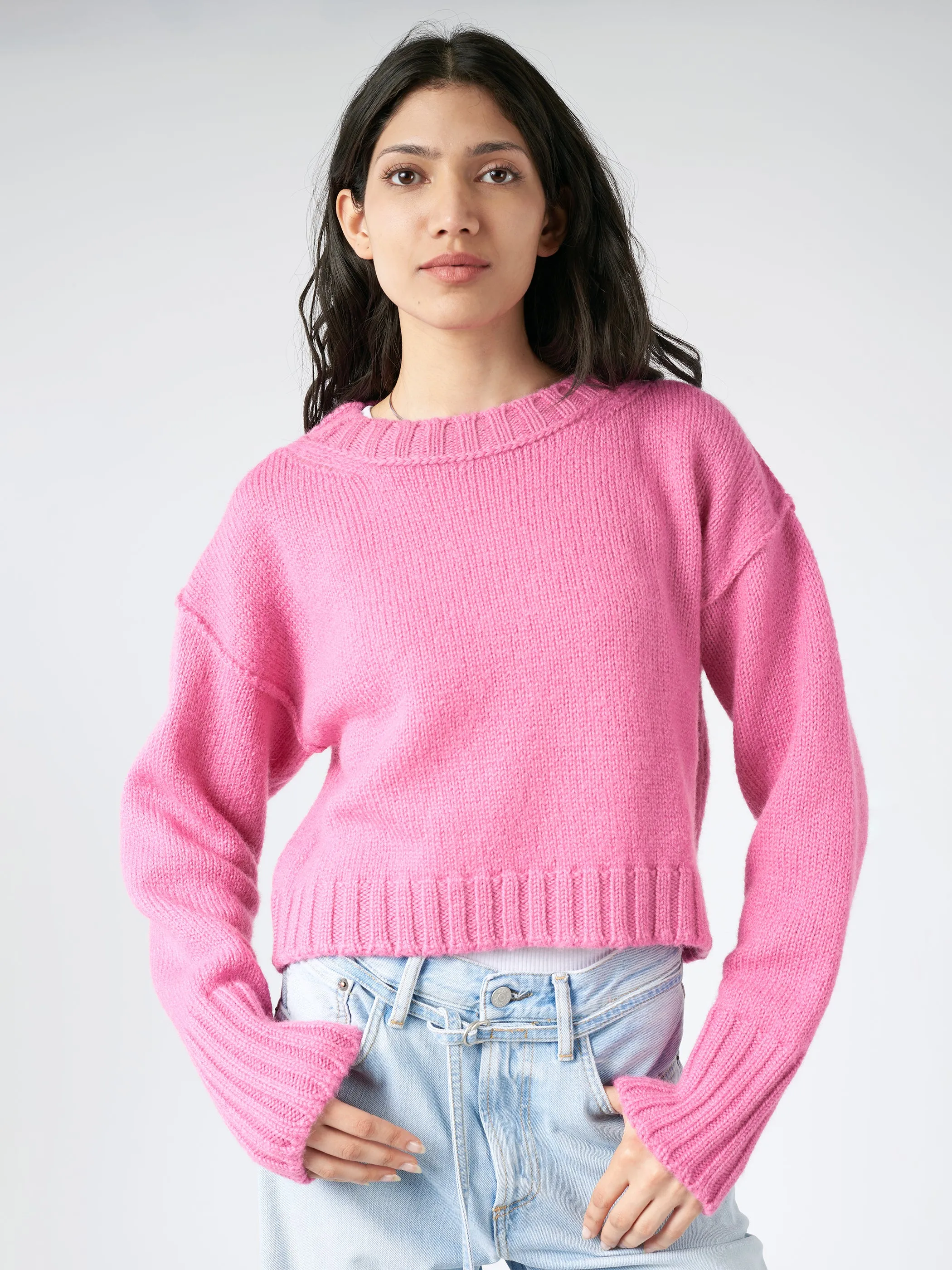 Crew Neck Wool Jumper sold by gravitypope product image thumbnail 4