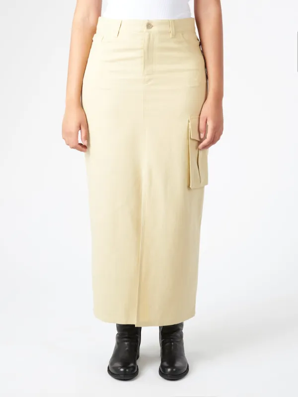 Crepe Cargo Skirt sold by gravitypope