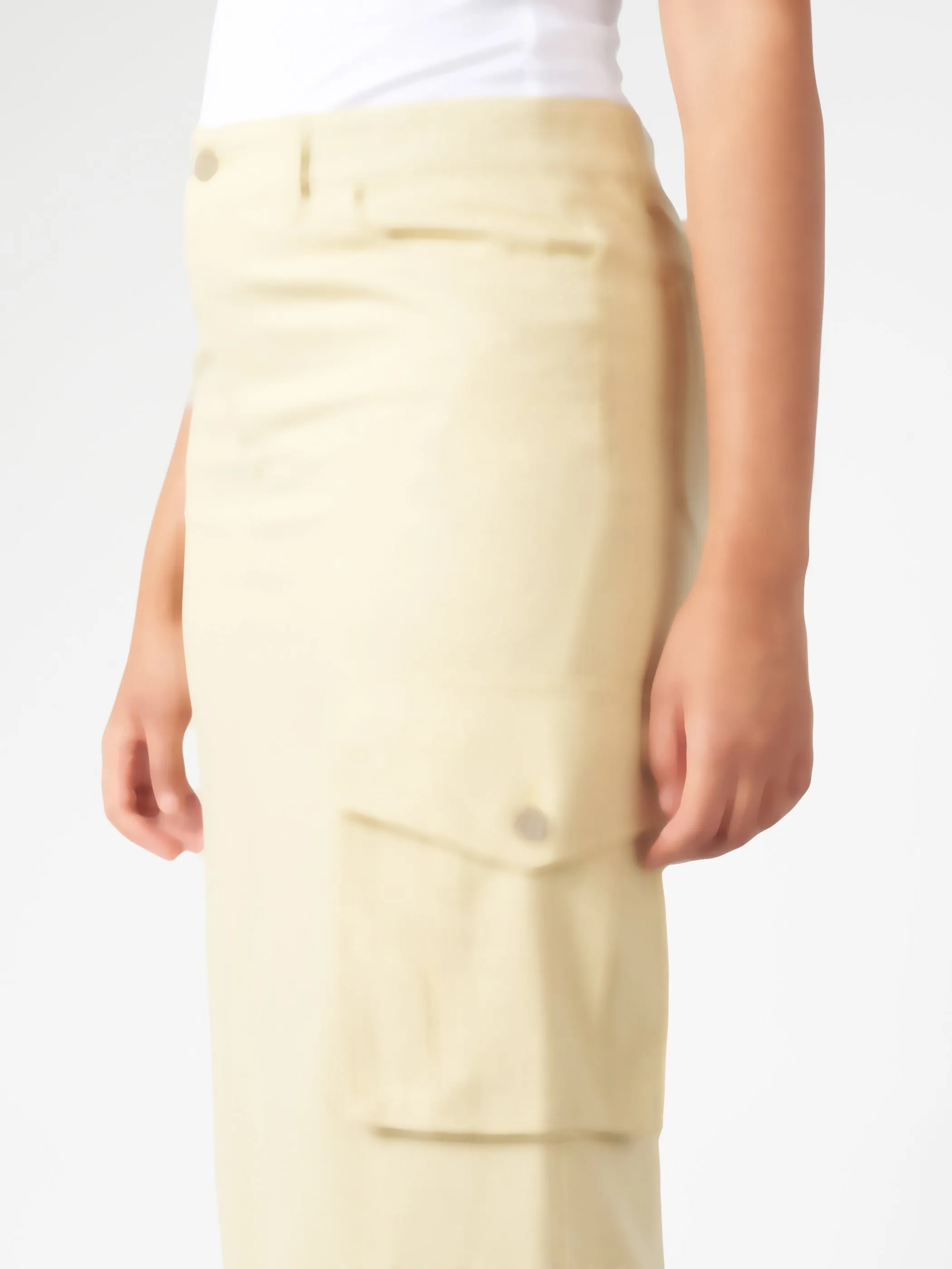 Crepe Cargo Skirt sold by gravitypope product image thumbnail 5