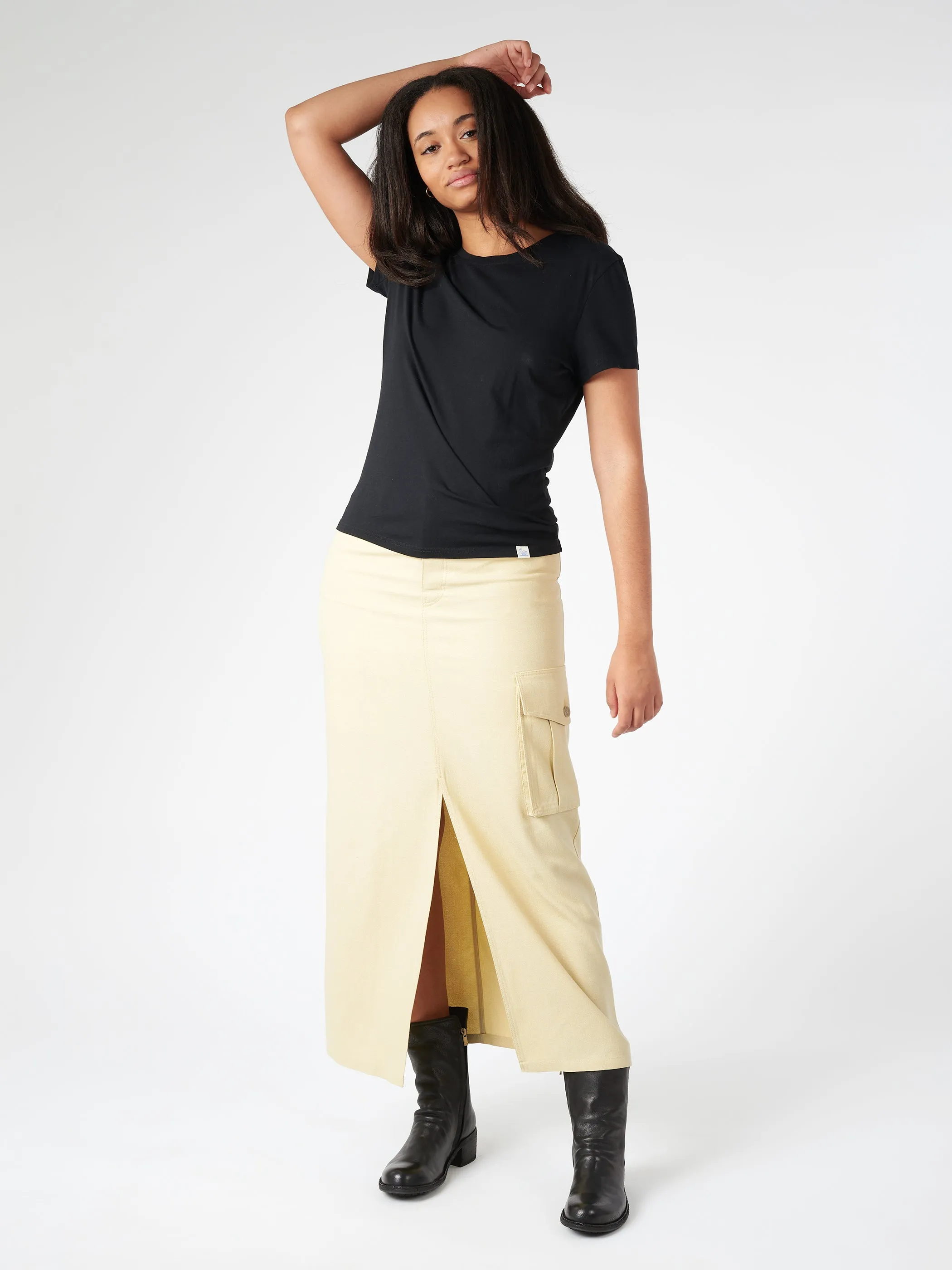Crepe Cargo Skirt sold by gravitypope product image thumbnail 2