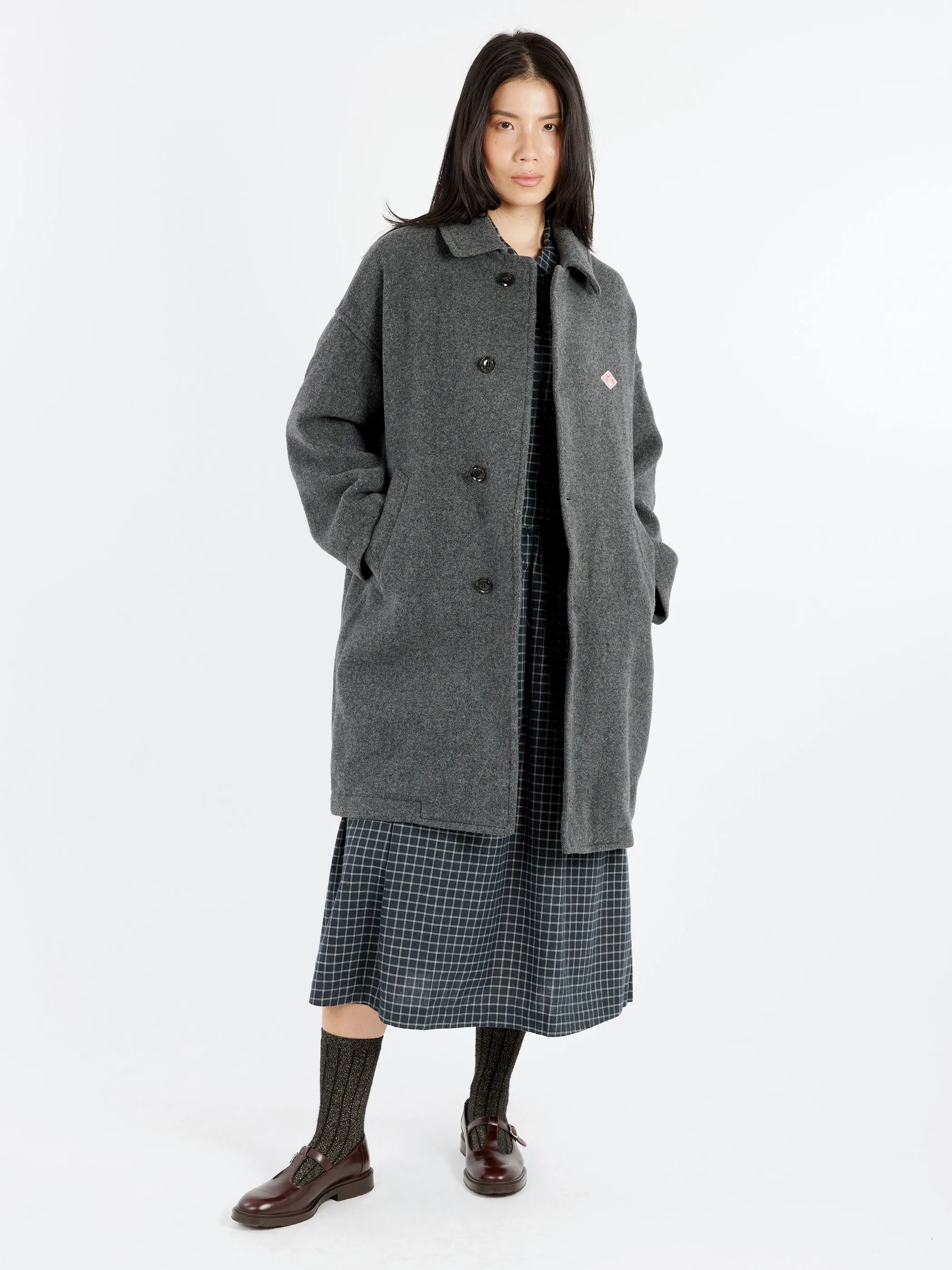 Women's Wool Light Pile Long Coat sold by gravitypope product image thumbnail 2