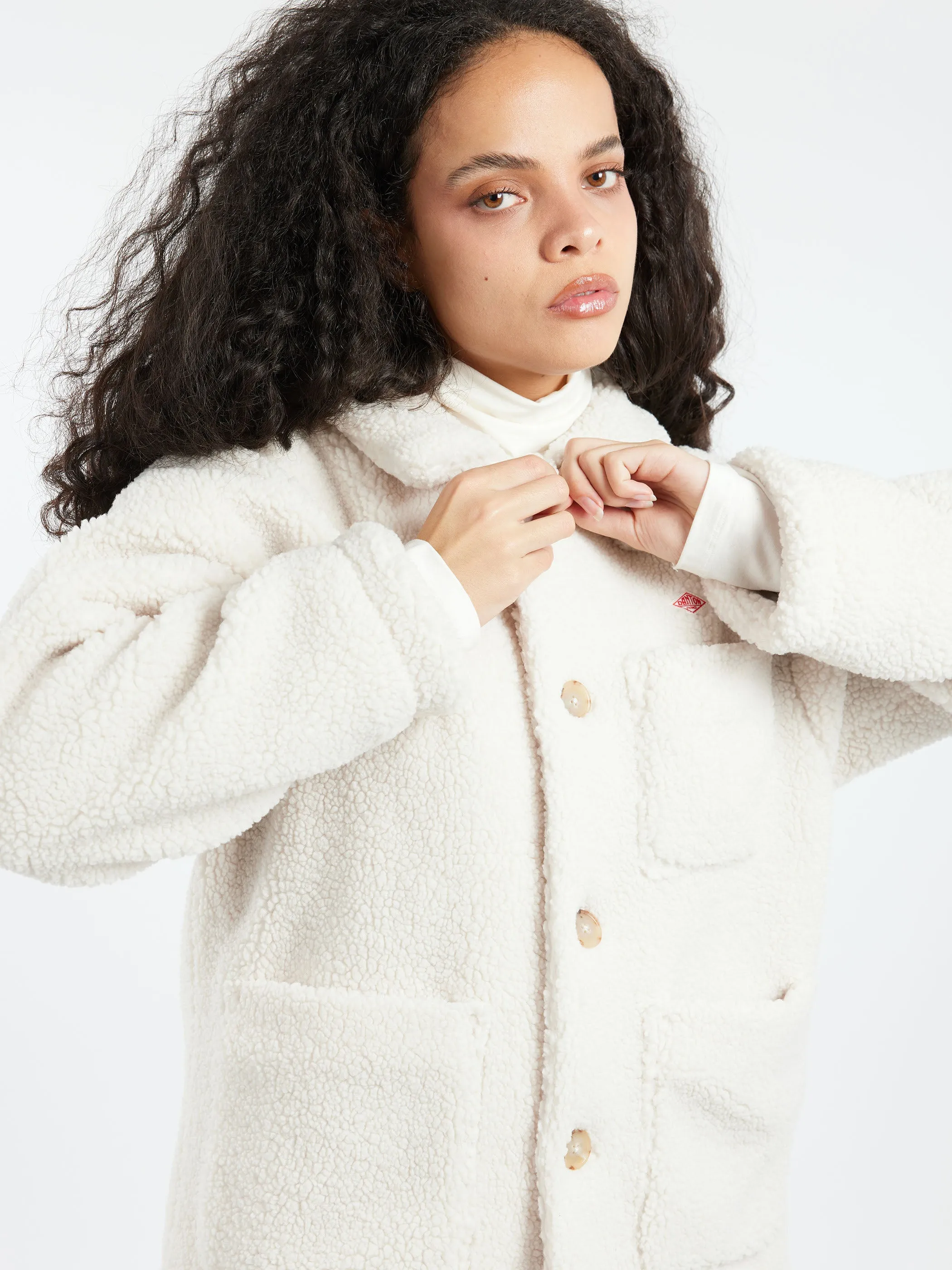 Light Boa Work Coat sold by gravitypope product image thumbnail 4