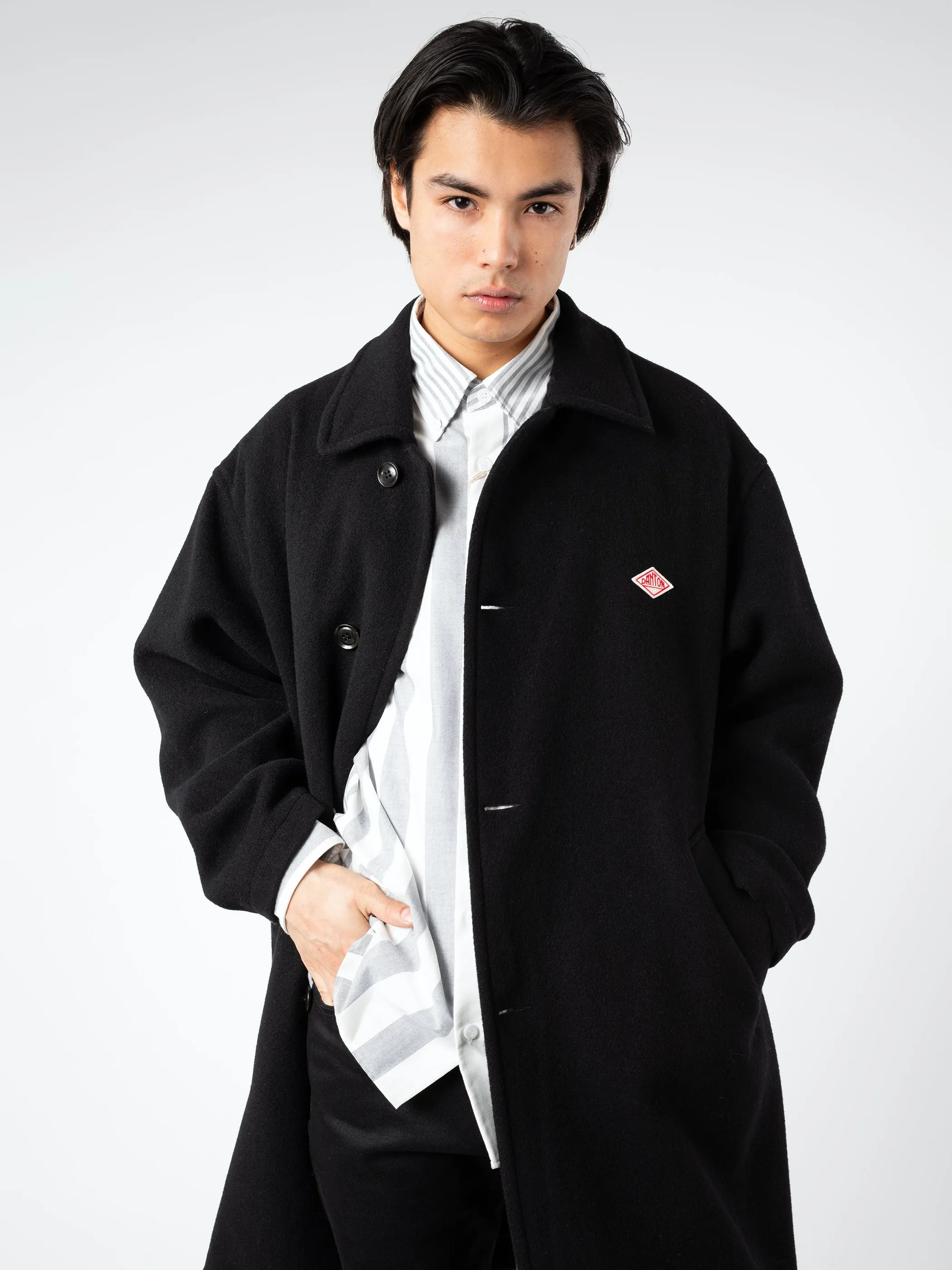 Wool Light Pile Long Coat sold by gravitypope product image thumbnail 2