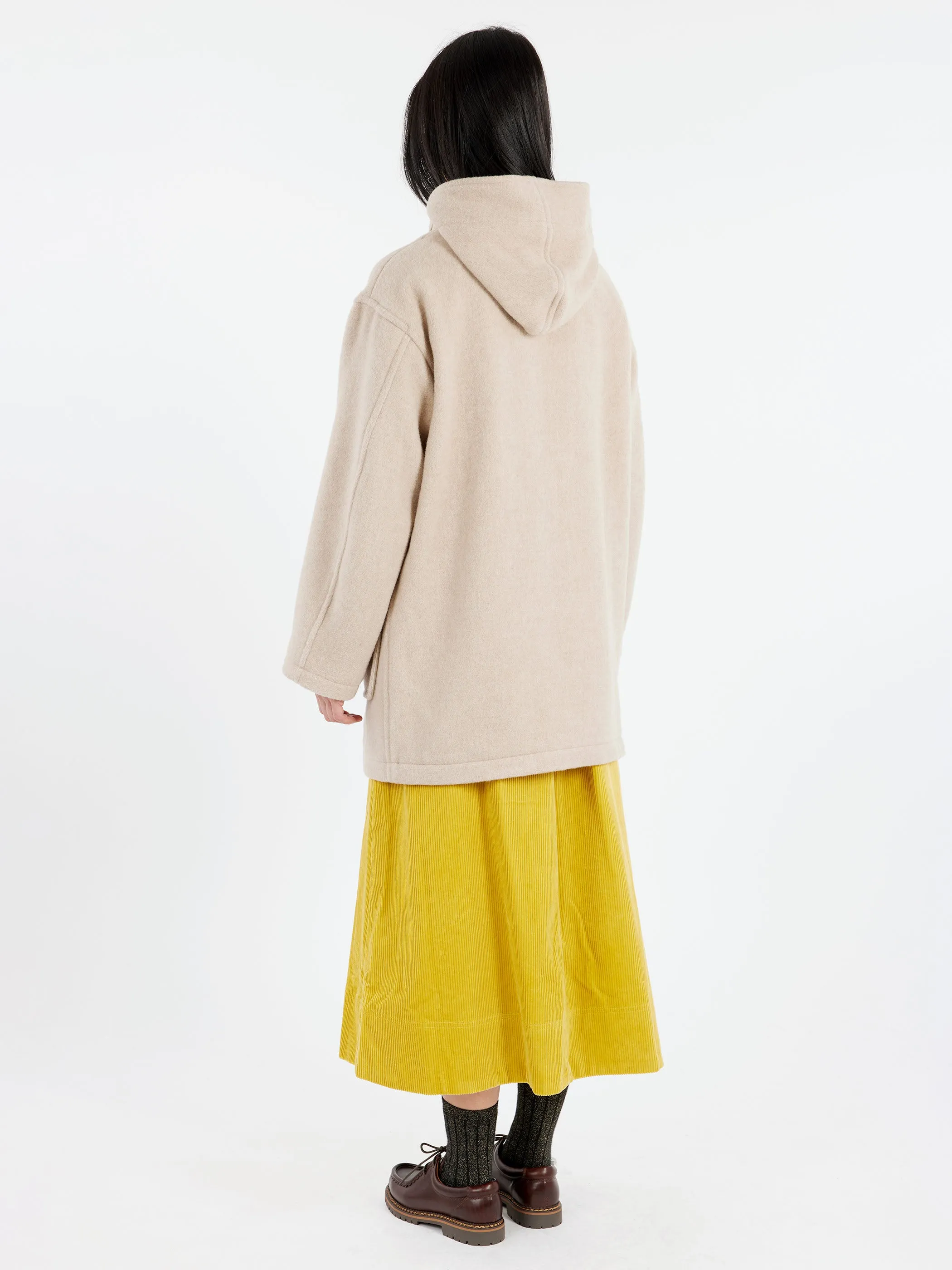 Women's Wool Light Pile Duffle Coat sold by gravitypope product image thumbnail 3