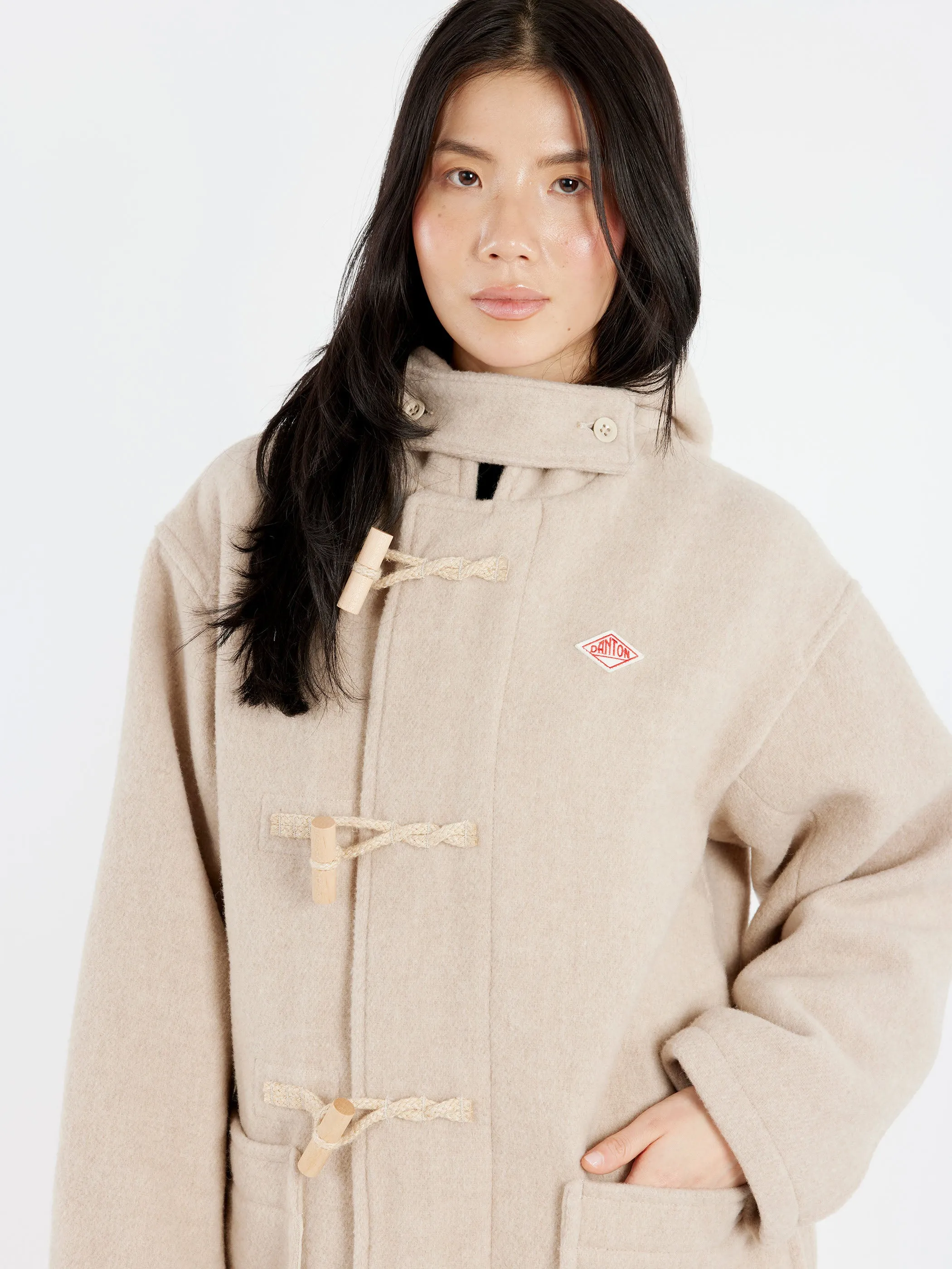 Women's Wool Light Pile Duffle Coat sold by gravitypope product image thumbnail 4