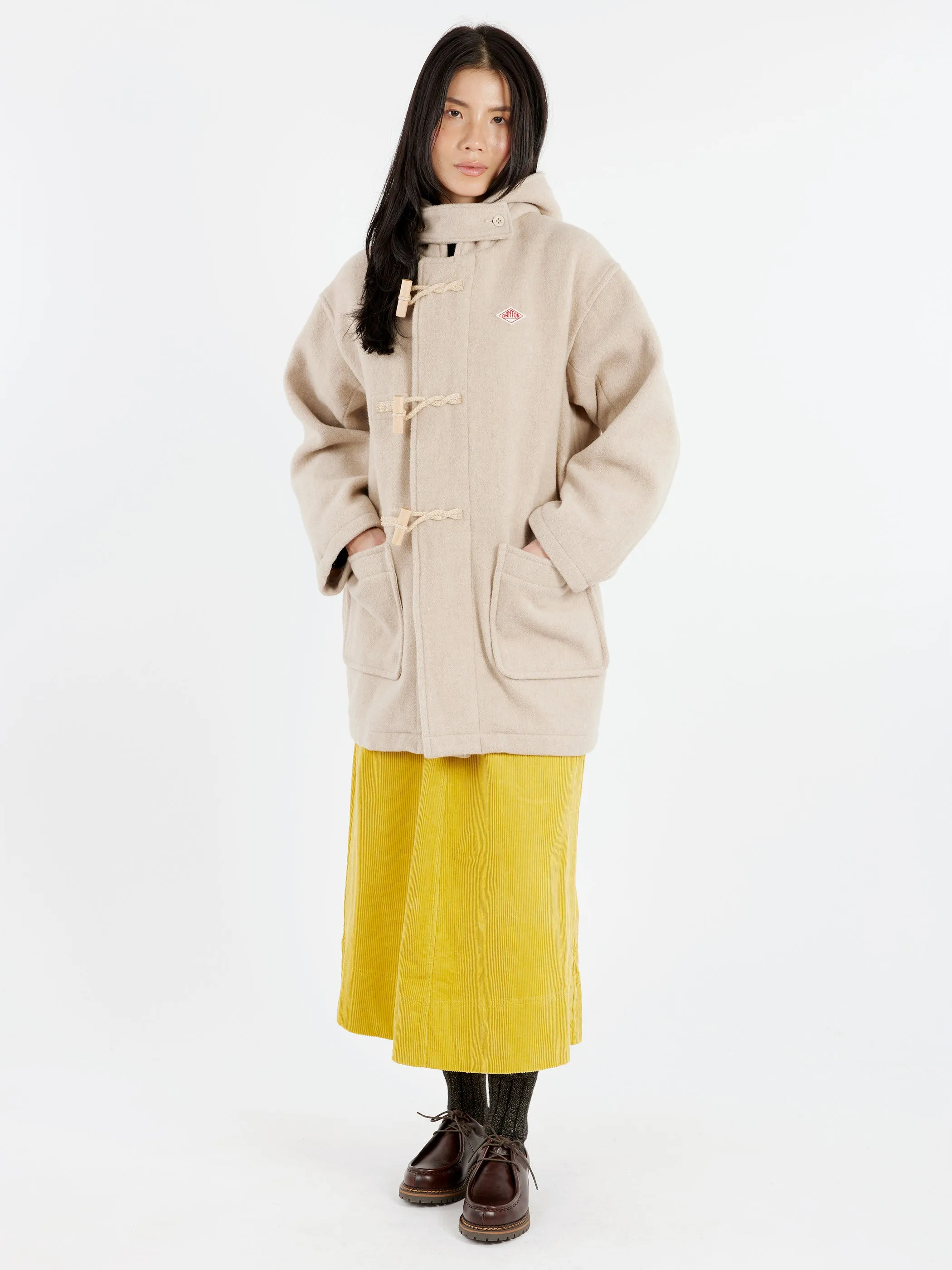 Women's Wool Light Pile Duffle Coat sold by gravitypope product image thumbnail 2