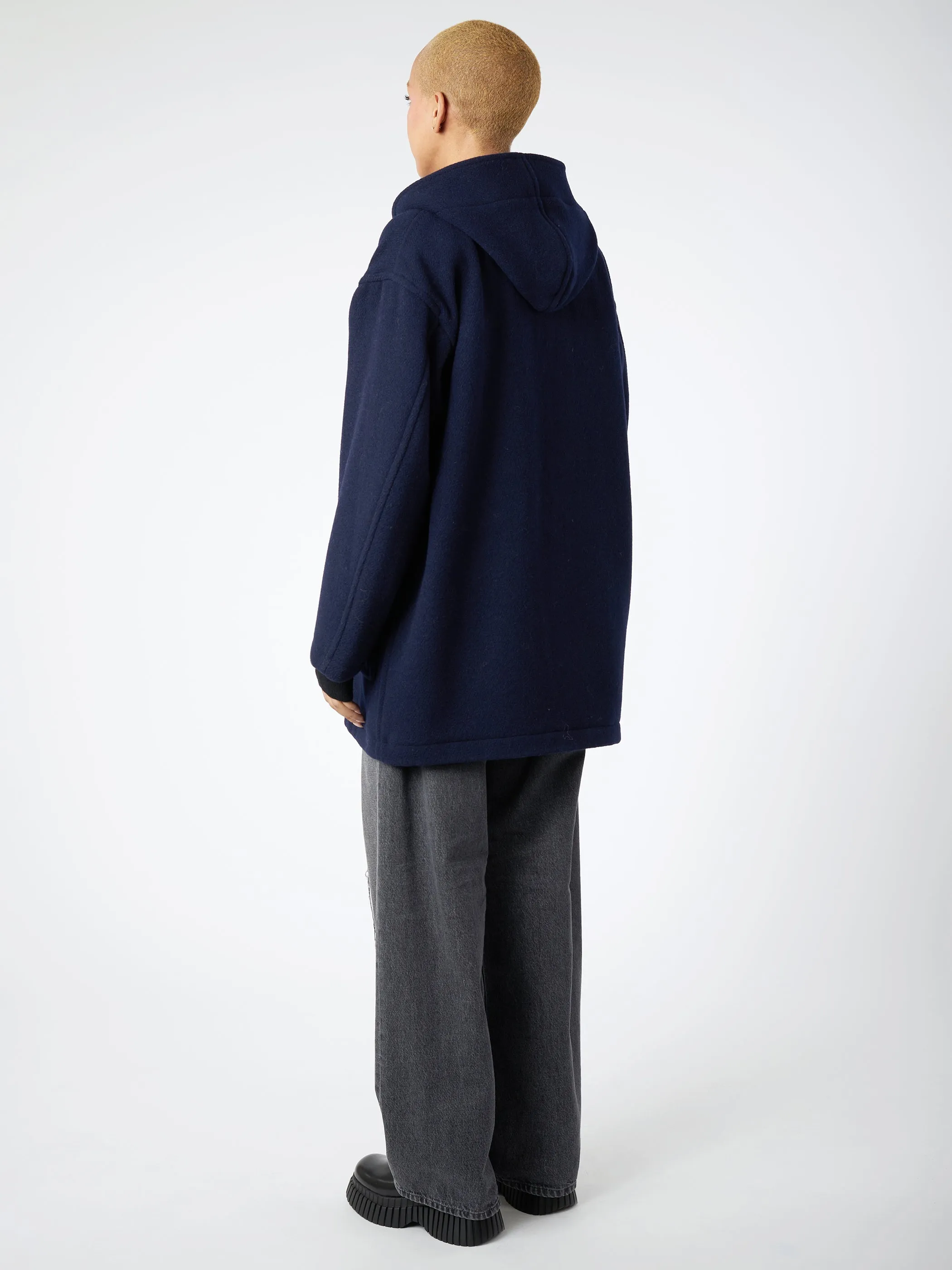 Women's Wool Light Pile Duffle Coat sold by gravitypope product image thumbnail 3