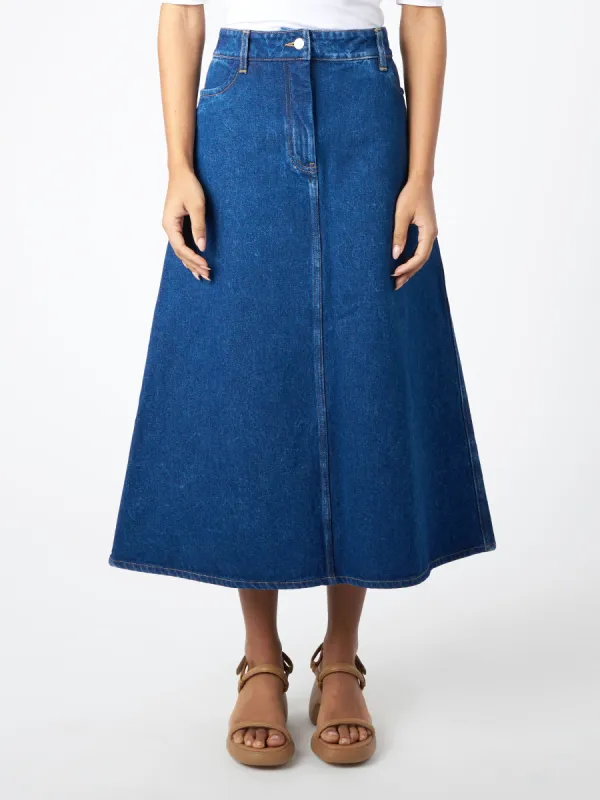Baringo Denim Skirt sold by gravitypope