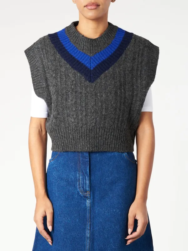 Tilden V-Neck Vest sold by gravitypope