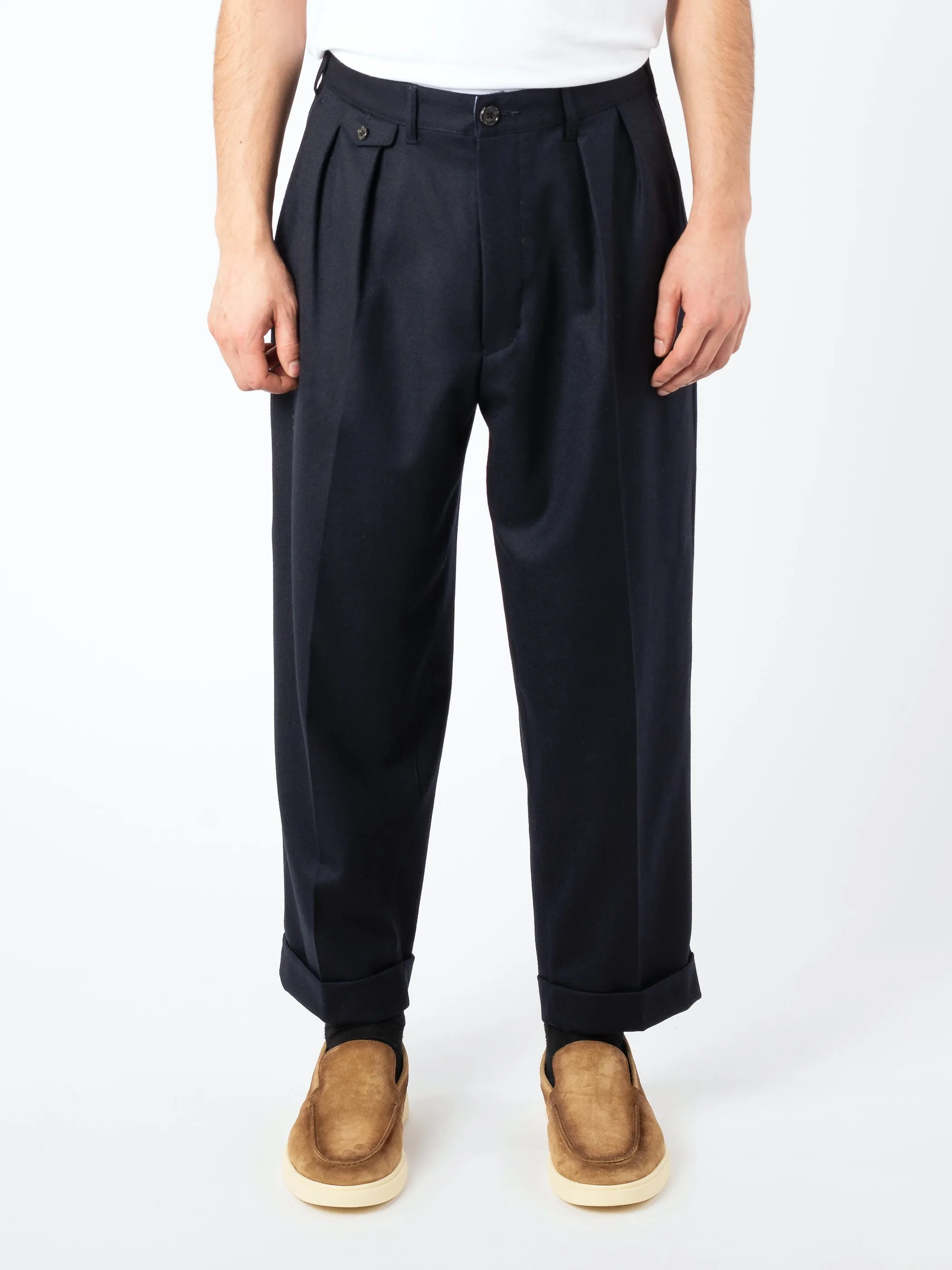 2 Pleat Flannel Pants sold by gravitypope