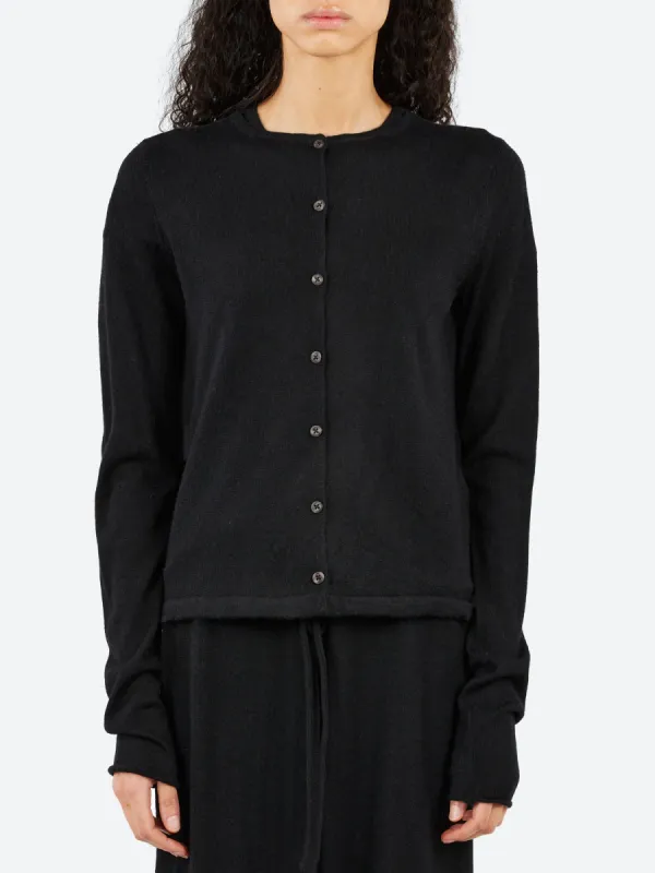 Super Fine Crewneck Cardigan sold by gravitypope