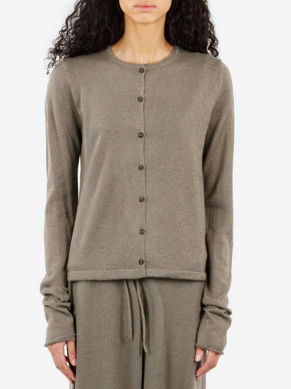 Super Fine Crewneck Cardigan sold by gravitypope