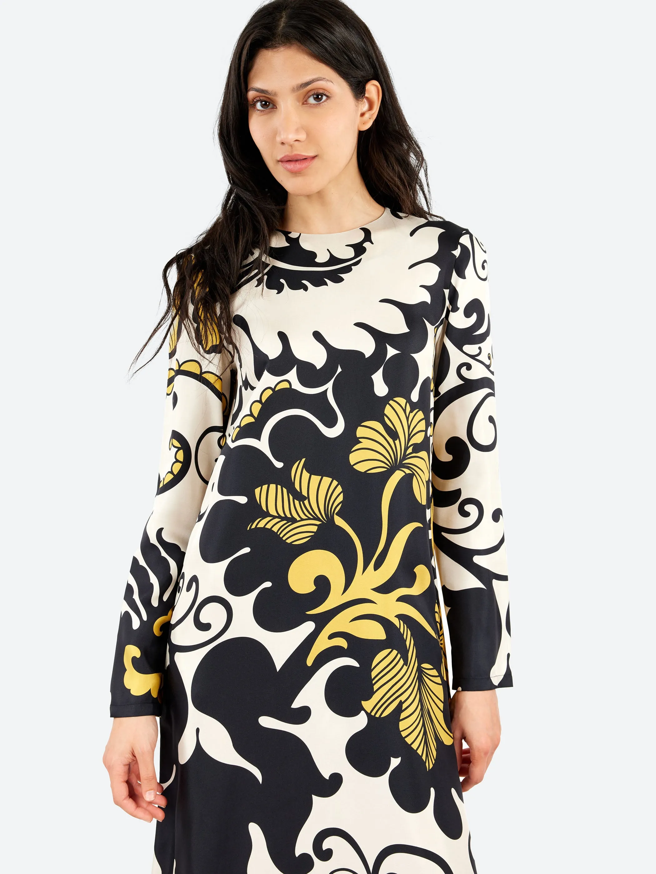 Long Sleeve Swing Dress sold by gravitypope product image thumbnail 4