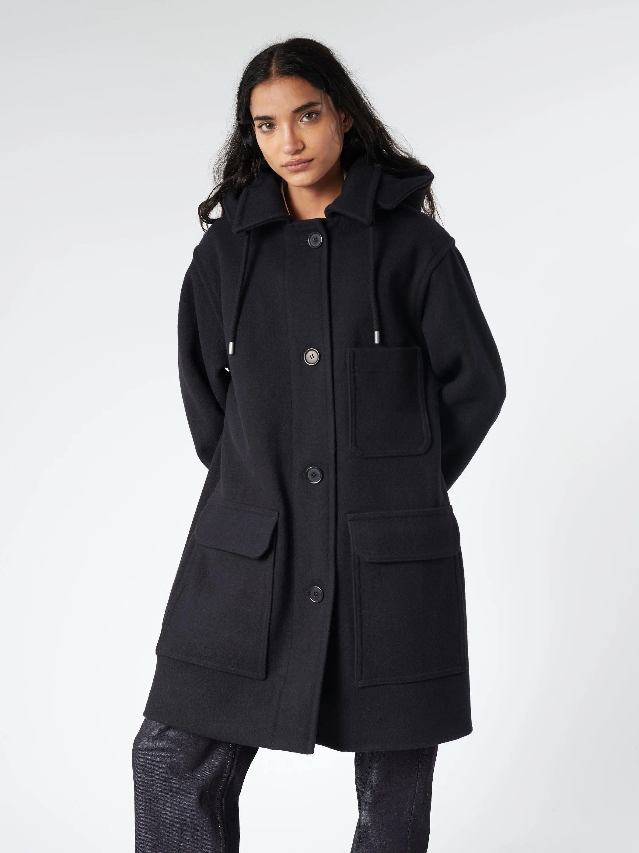 MHL Hooded Coat sold by gravitypope product image thumbnail 4