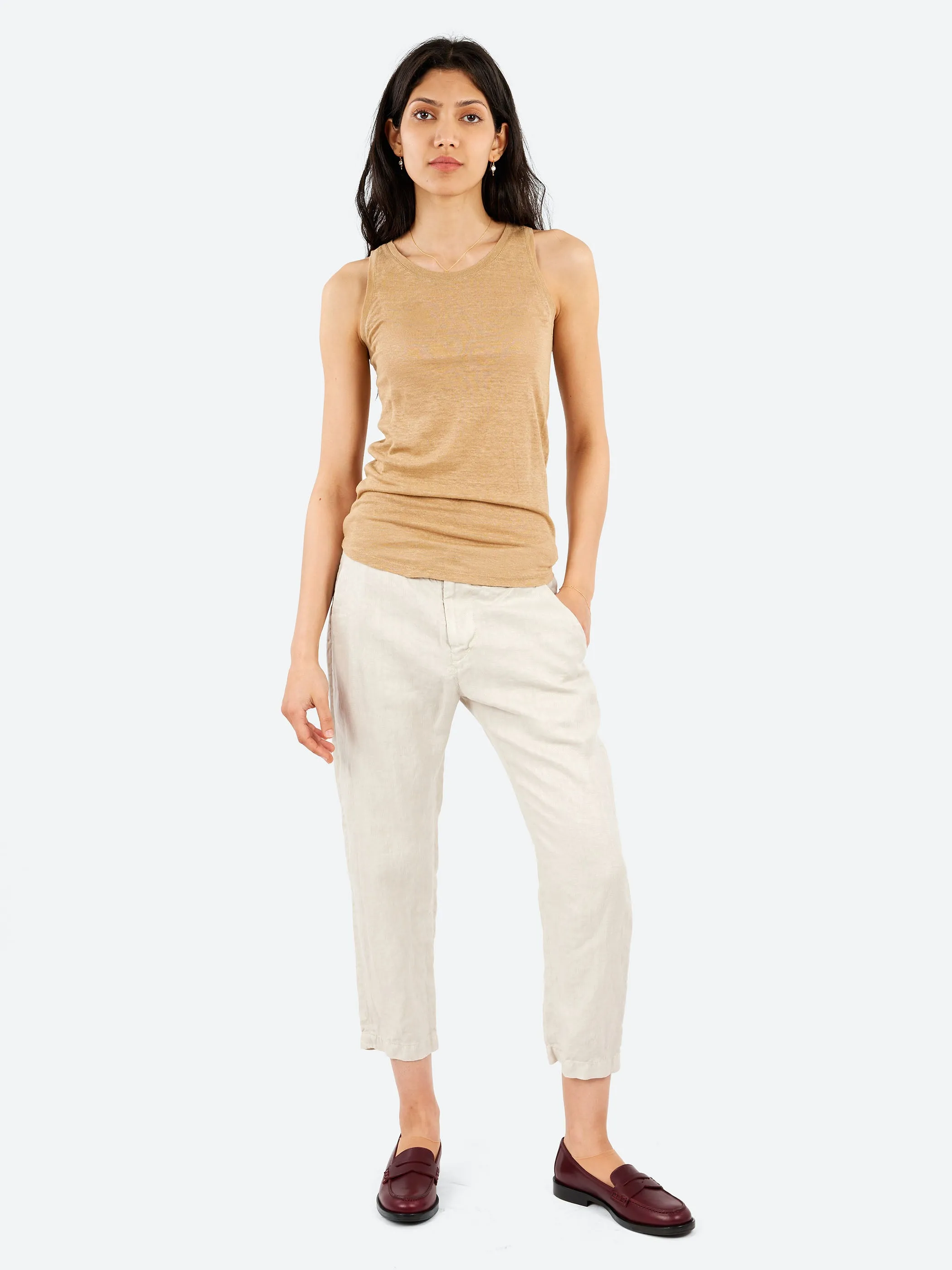 Linen Jersey Tank Top sold by gravitypope product image thumbnail 2