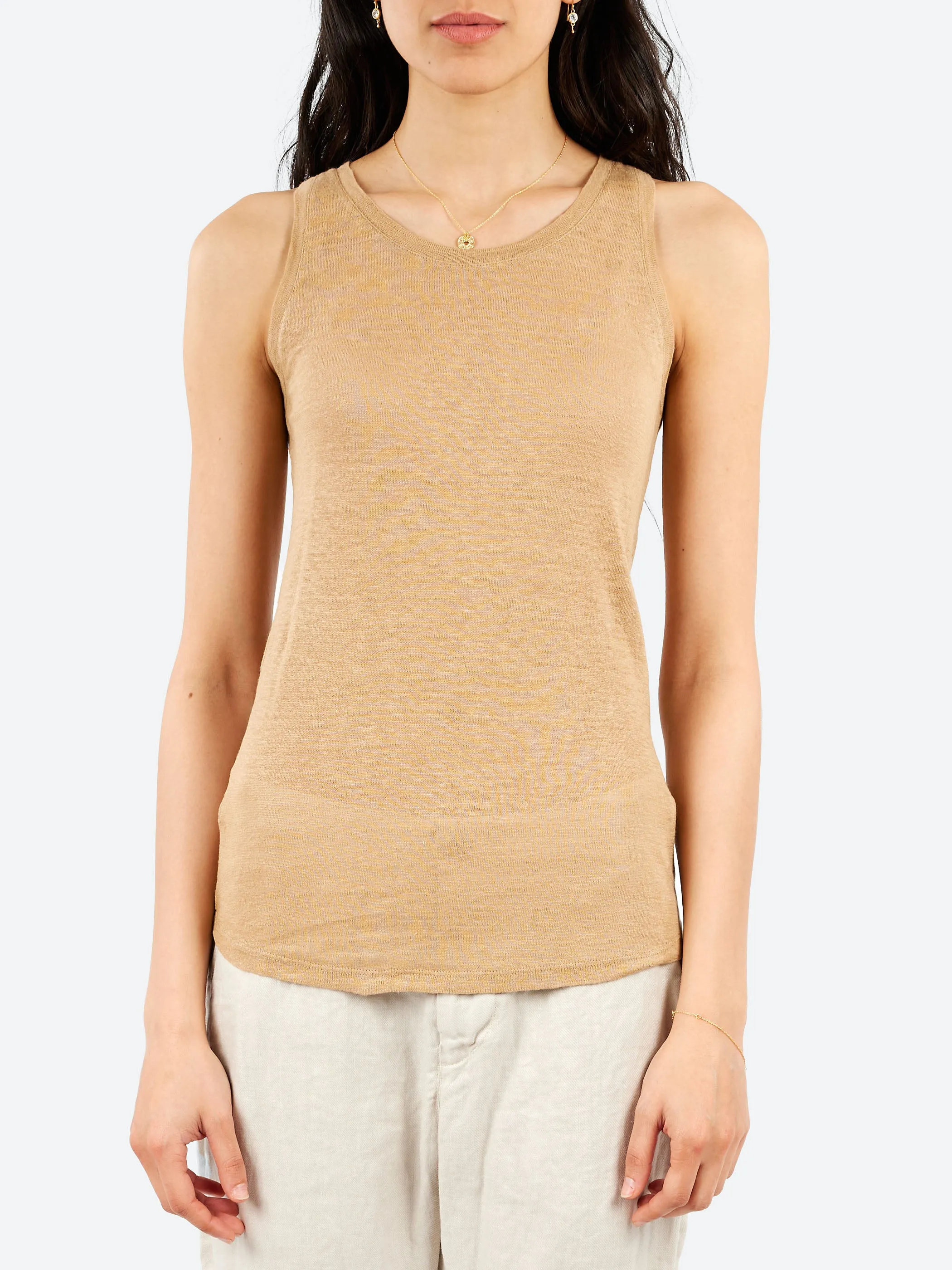 Linen Jersey Tank Top sold by gravitypope