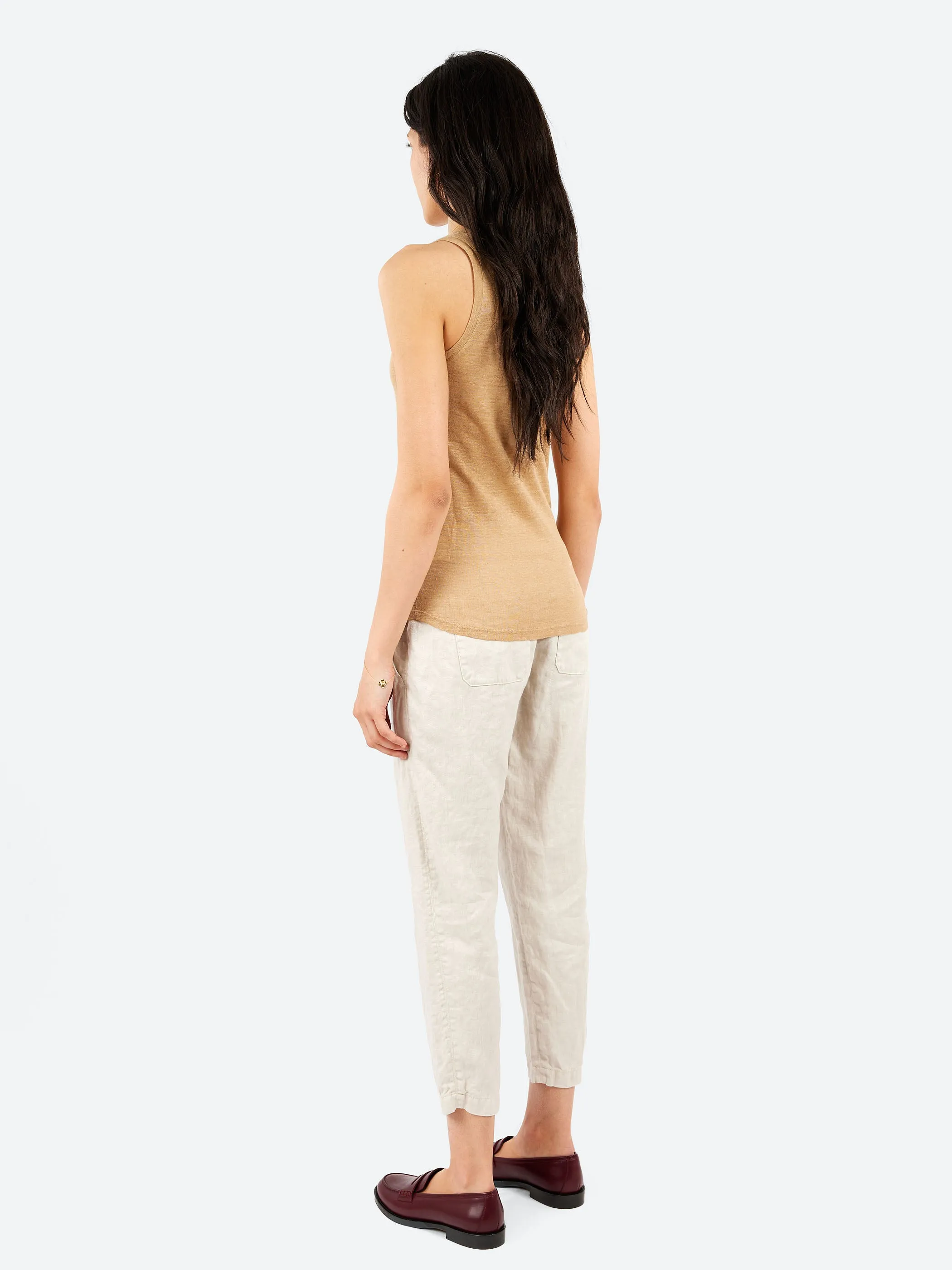 Linen Jersey Tank Top sold by gravitypope product image thumbnail 3