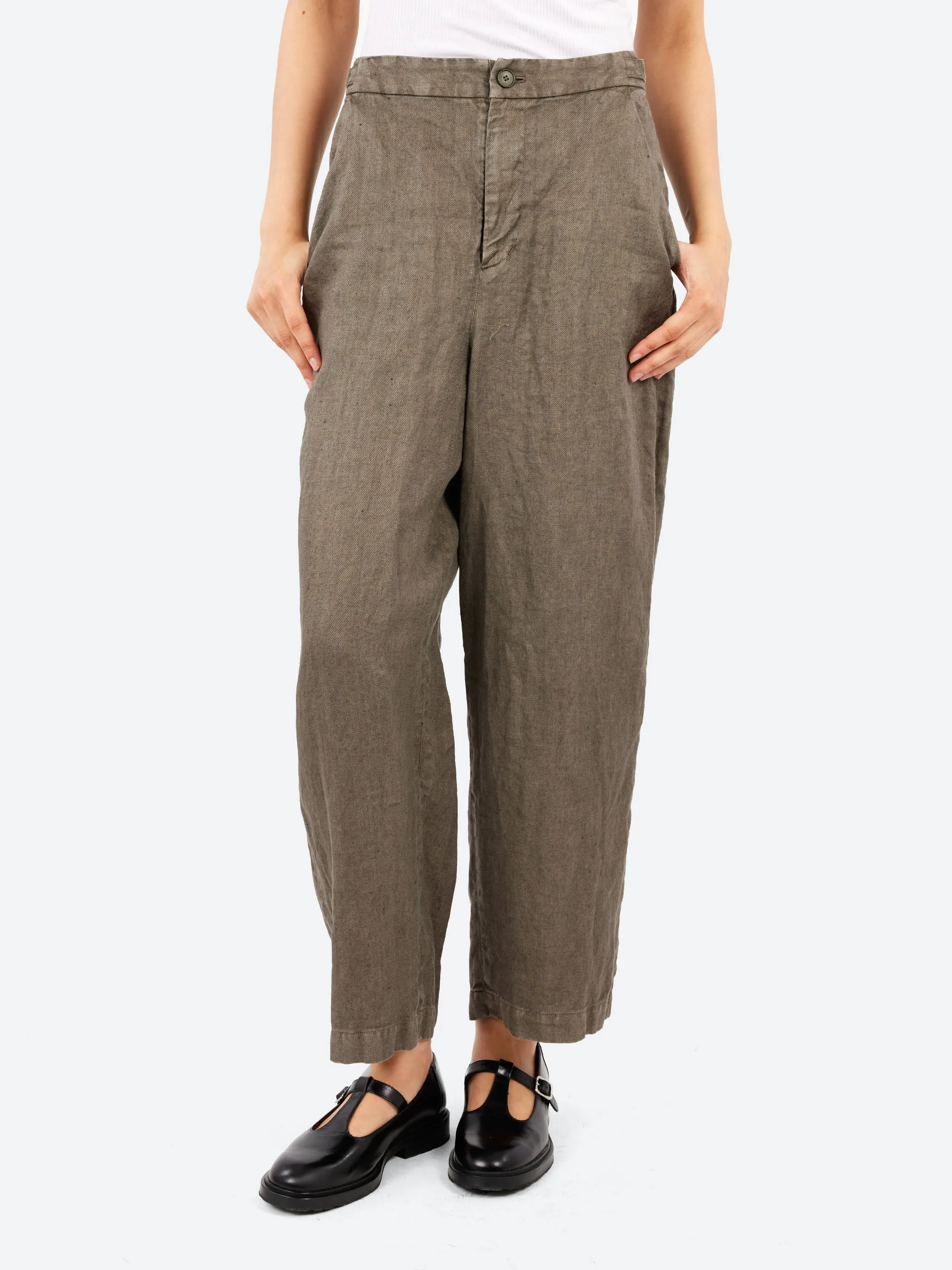 Linen Twill Wide Pants sold by gravitypope product image thumbnail 4