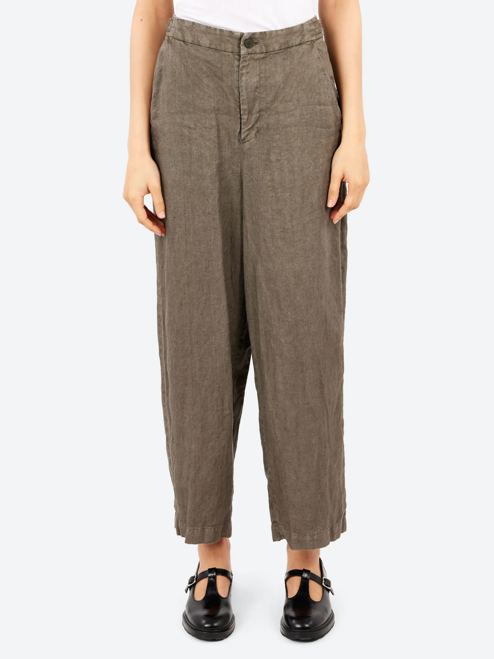 Linen Twill Wide Pants sold by gravitypope