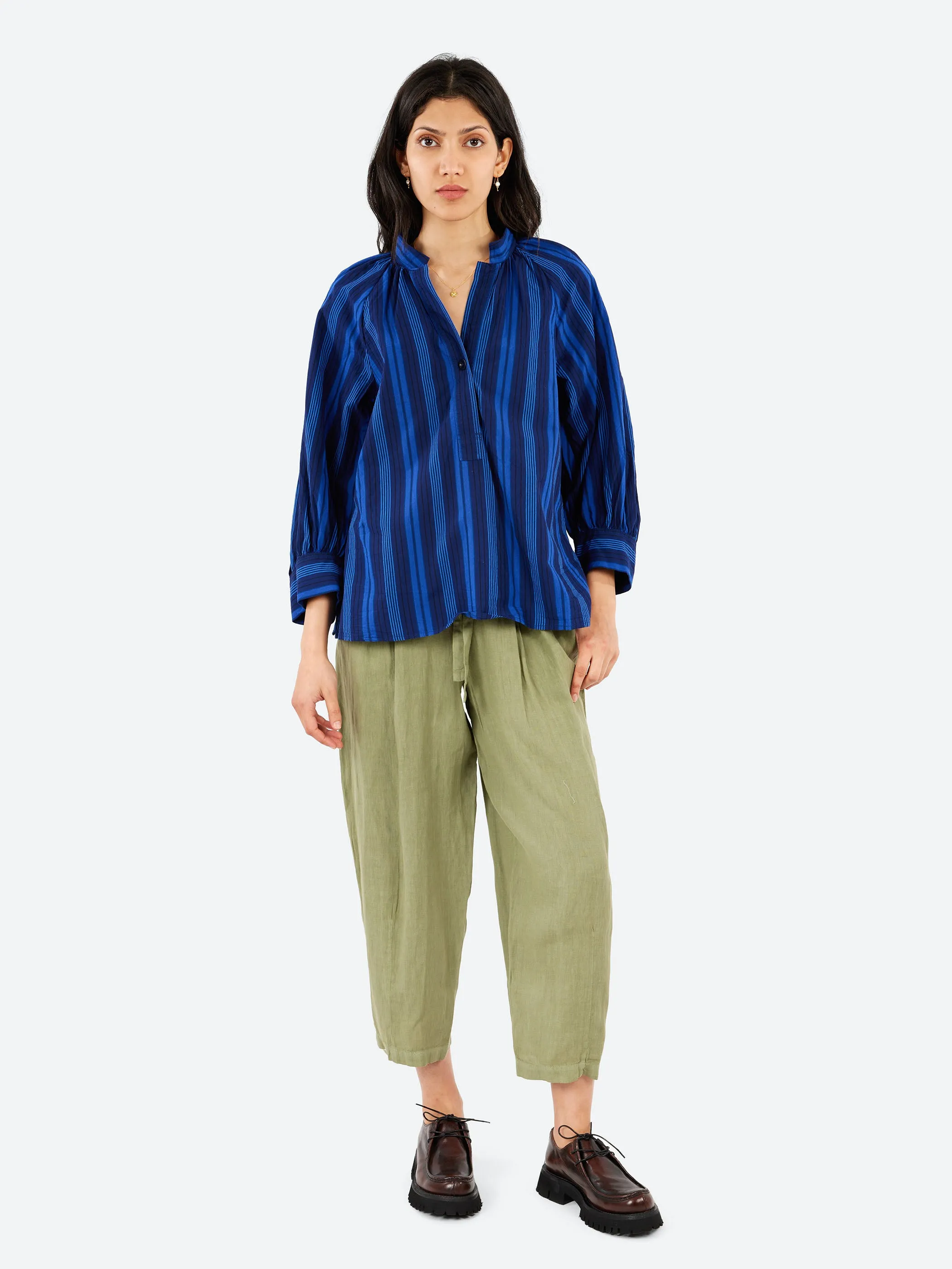 Catrin Stripe Raglan Shirt sold by gravitypope product image thumbnail 2