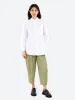 Minako Garment Dyed Linen Trousers sold by gravitypope