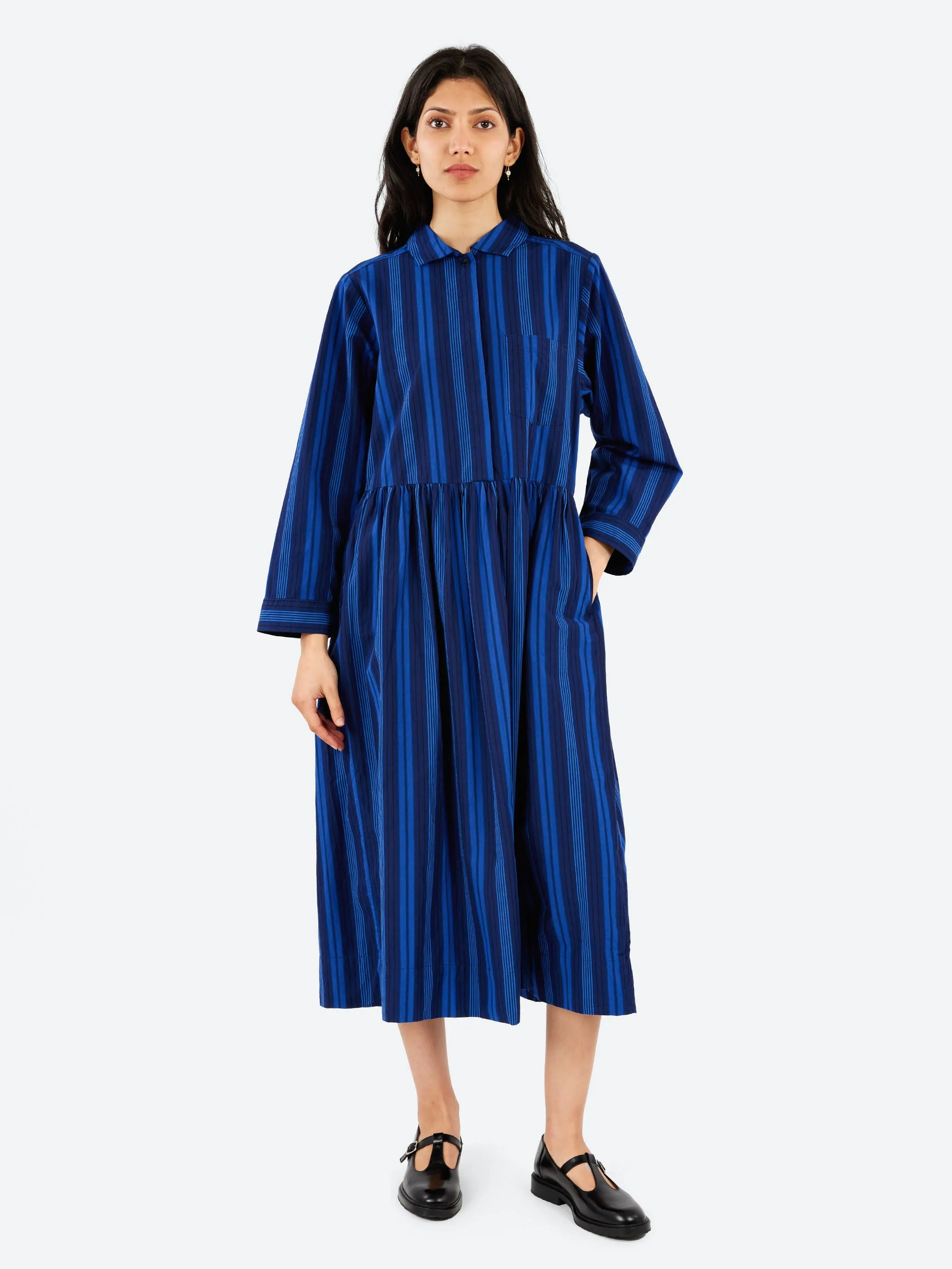 Stripe Poplin Shirt Dress sold by gravitypope product image thumbnail 2