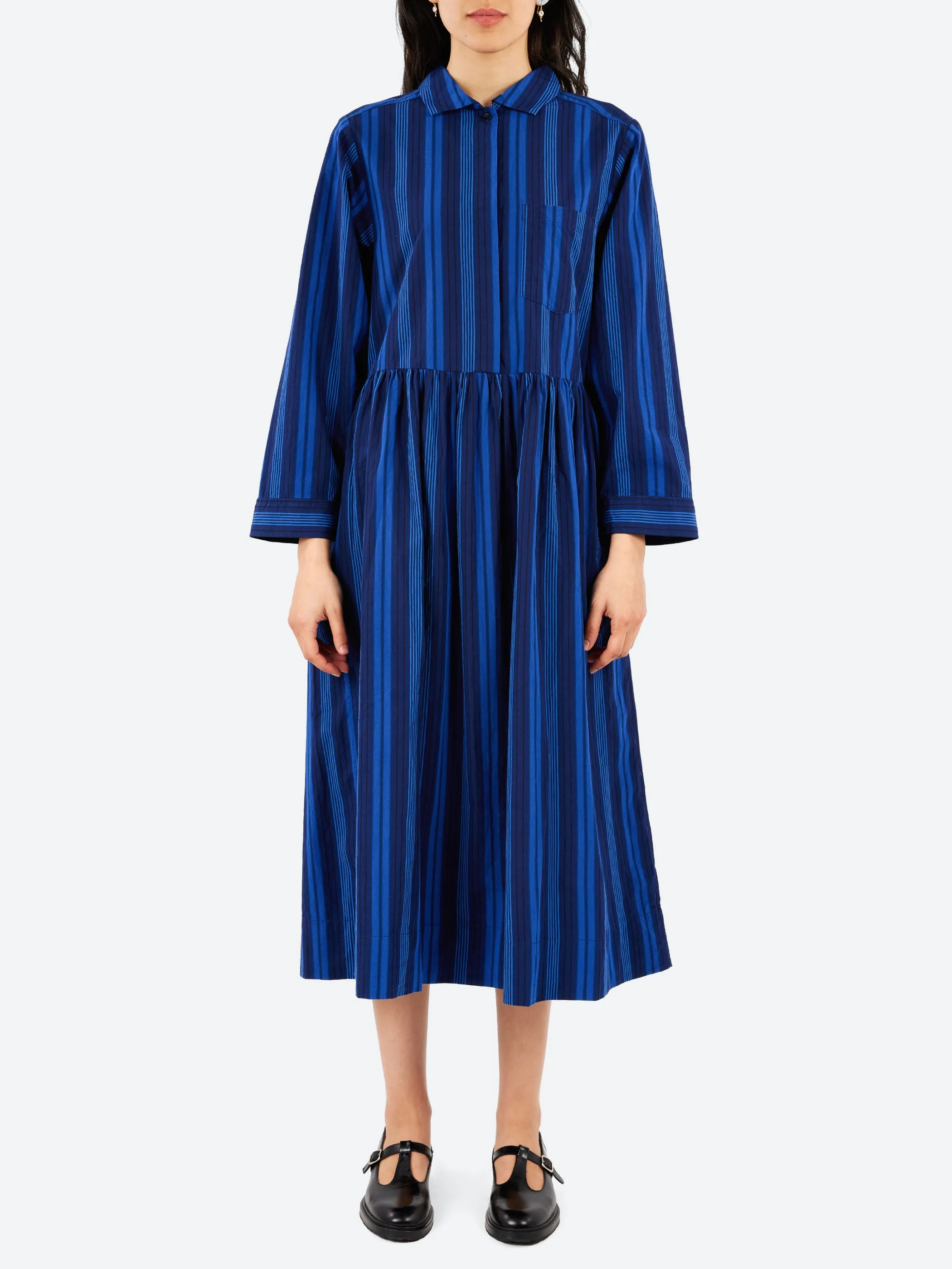 Stripe Poplin Shirt Dress sold by gravitypope