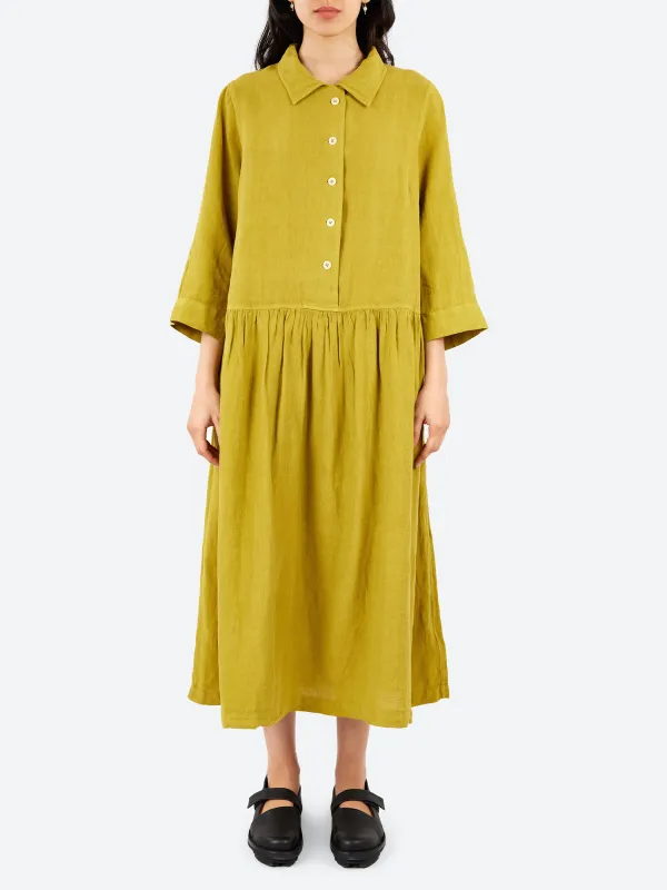 Garment Dyed Linen Shirt Dress sold by gravitypope